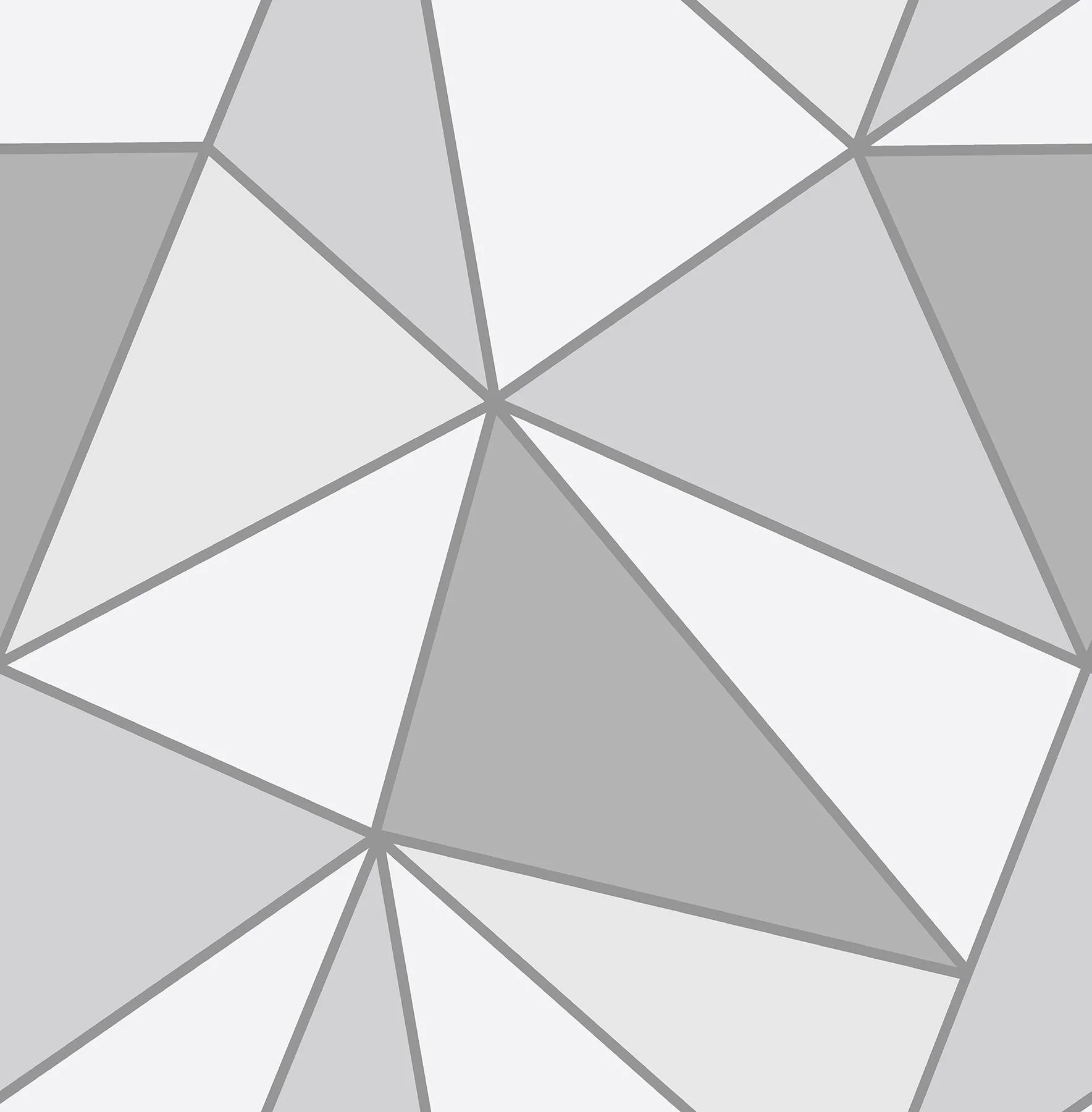 Advantage Apex Grey Geometric Wallpaper