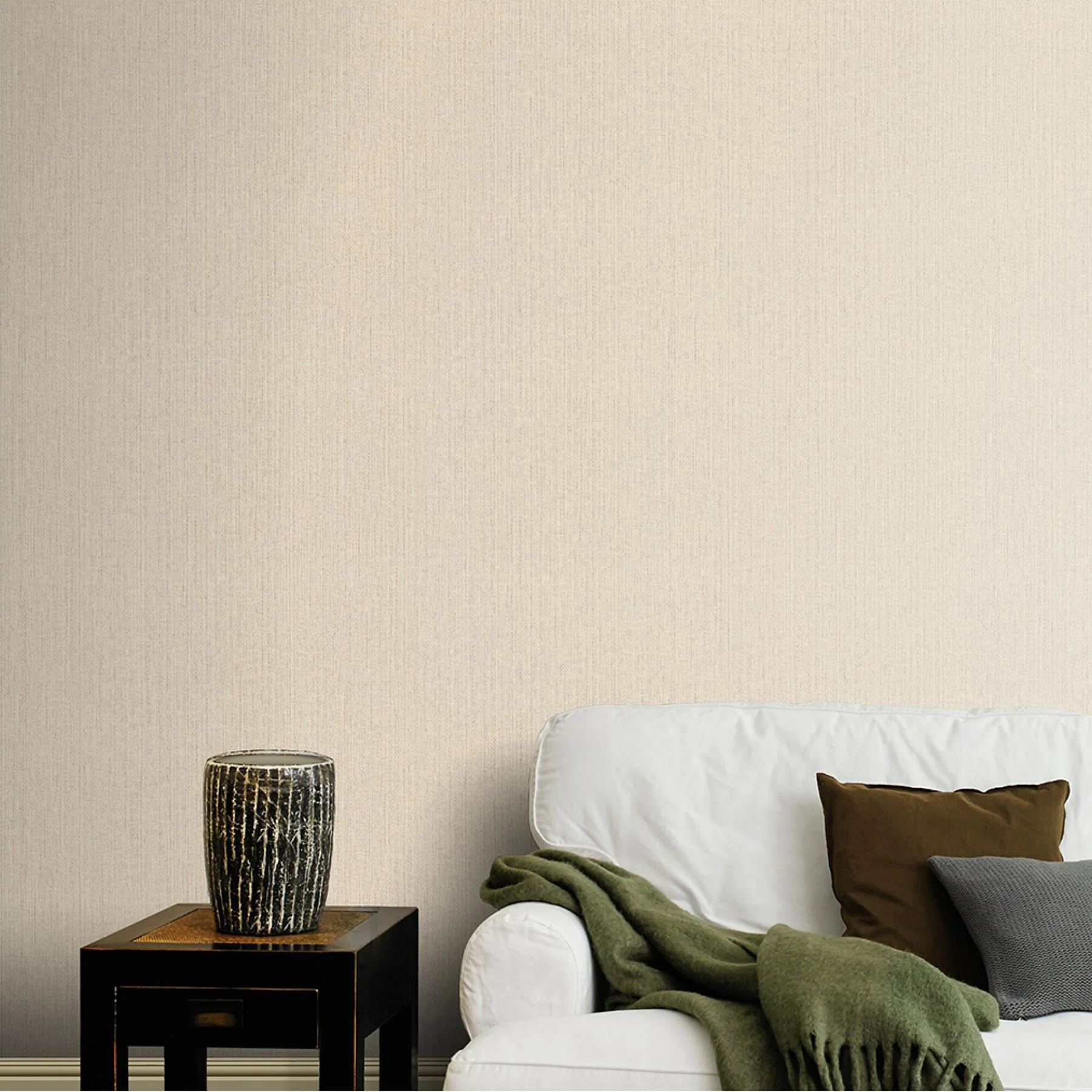 Advantage Hoshi Beige Woven Wallpaper - Image 5