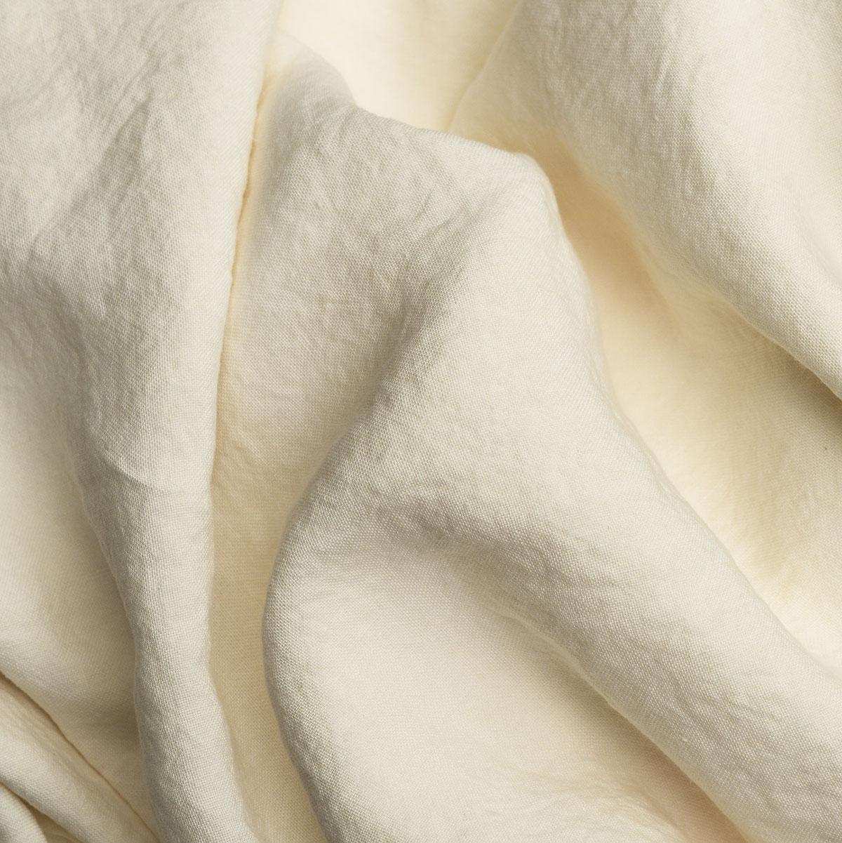 Andrew Martin Spa White Drapery Fabric - Image 3