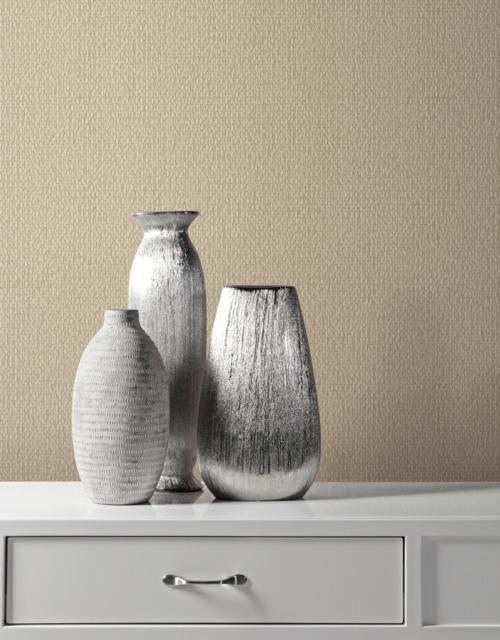 Antonina Vella Stretched Hexagons Sand Wallpaper - Image 2