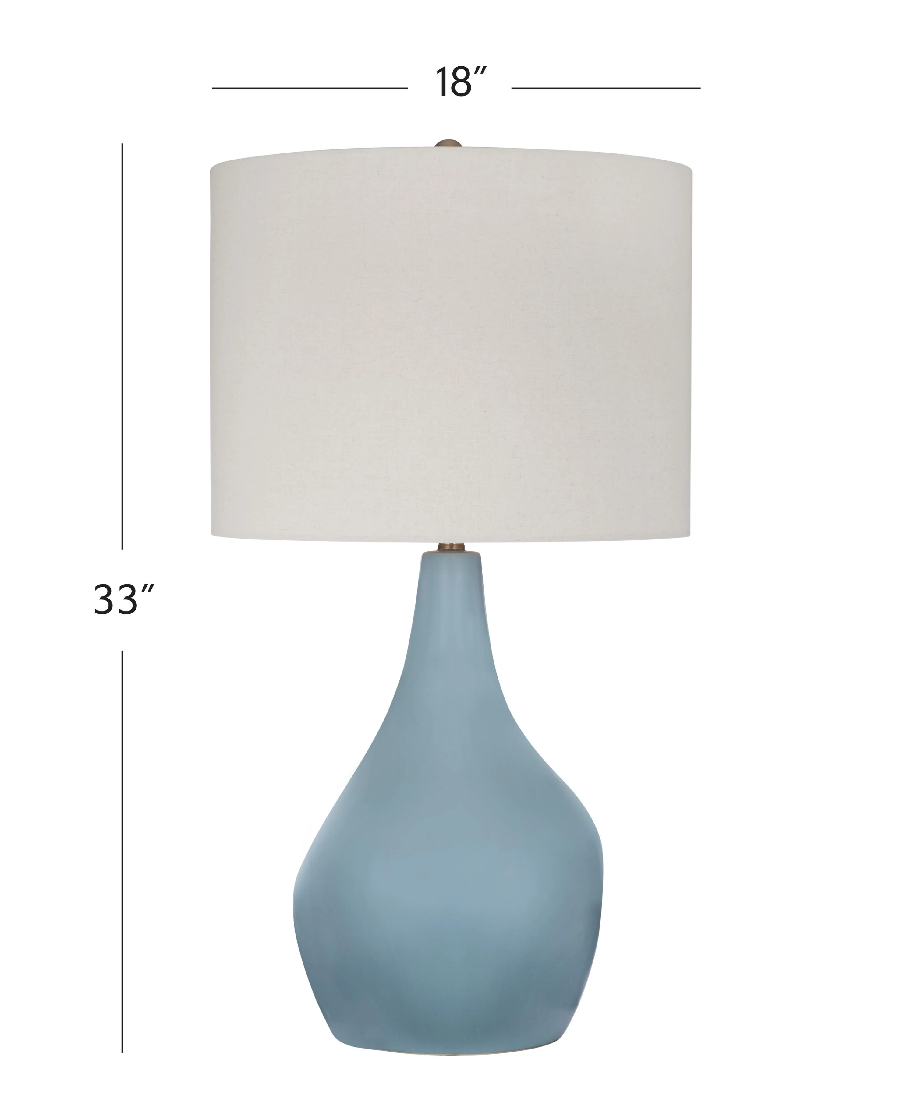 Bassett Blue Rawlins Table Lamp - Image 6