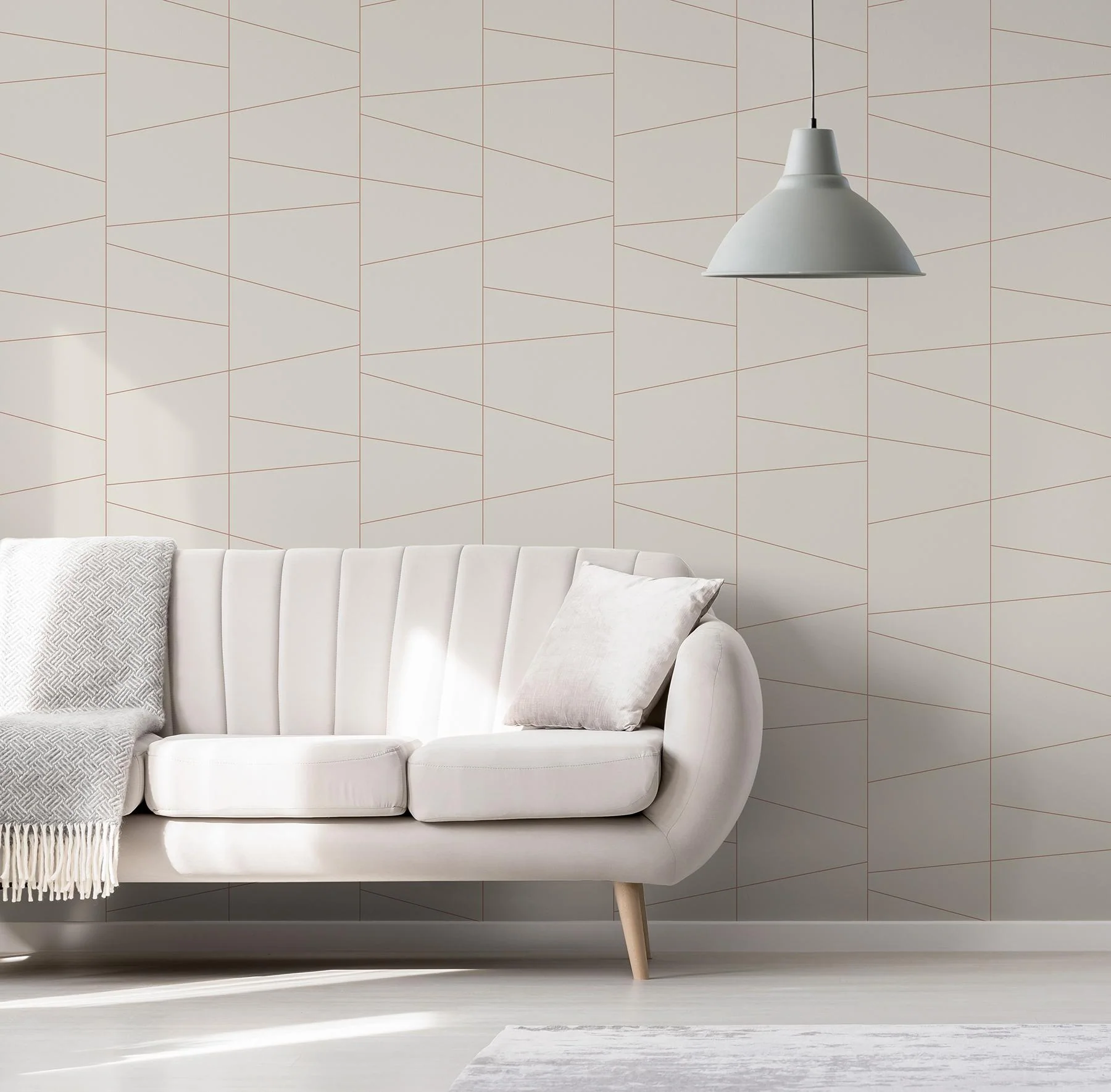Brewster Home Fashions Fairmont Eggshell Deco Fracture Wallpaper - Image 2
