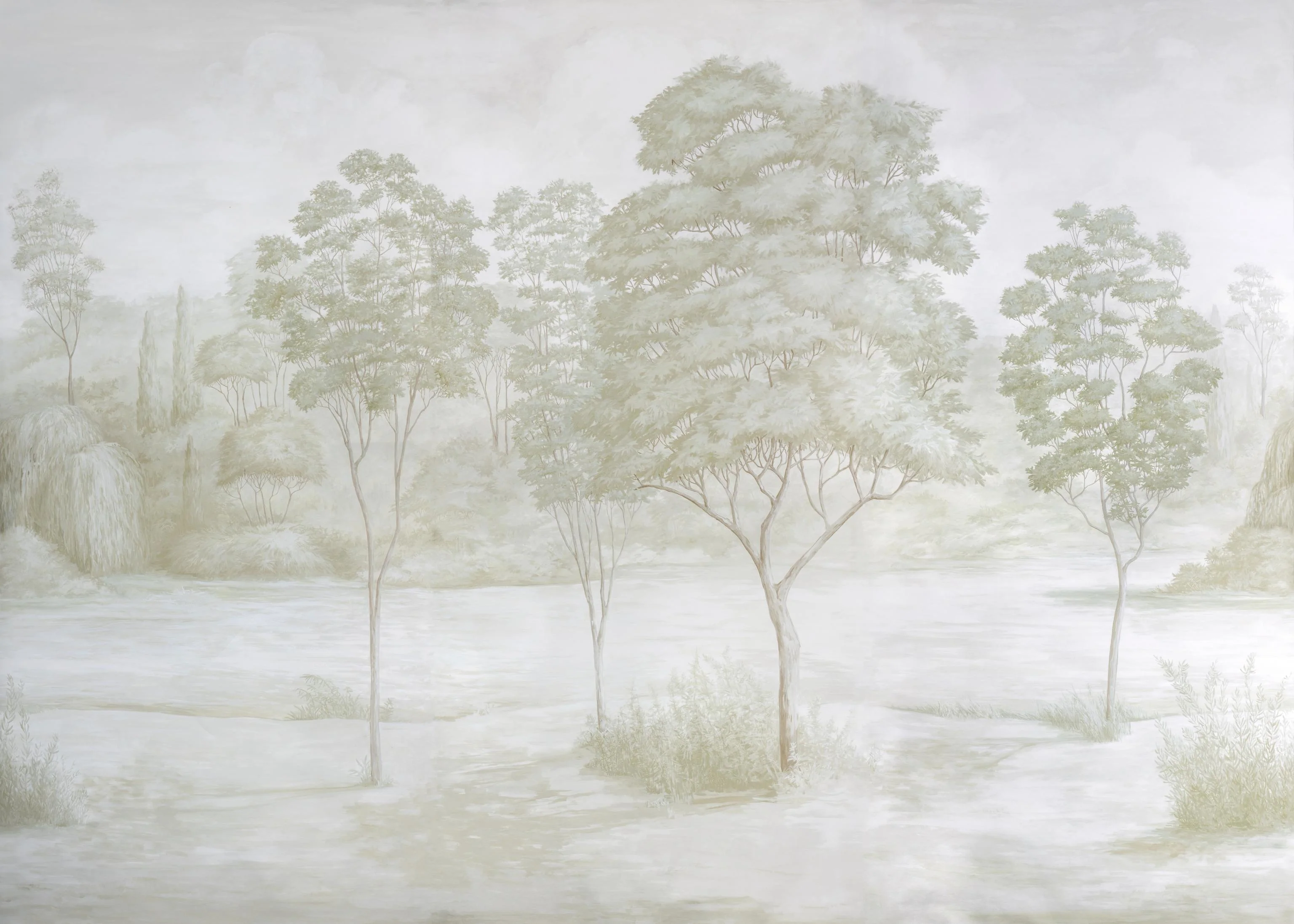 Brunschwig & Fils Arbres Mural Leaf Wallpaper - Image 5