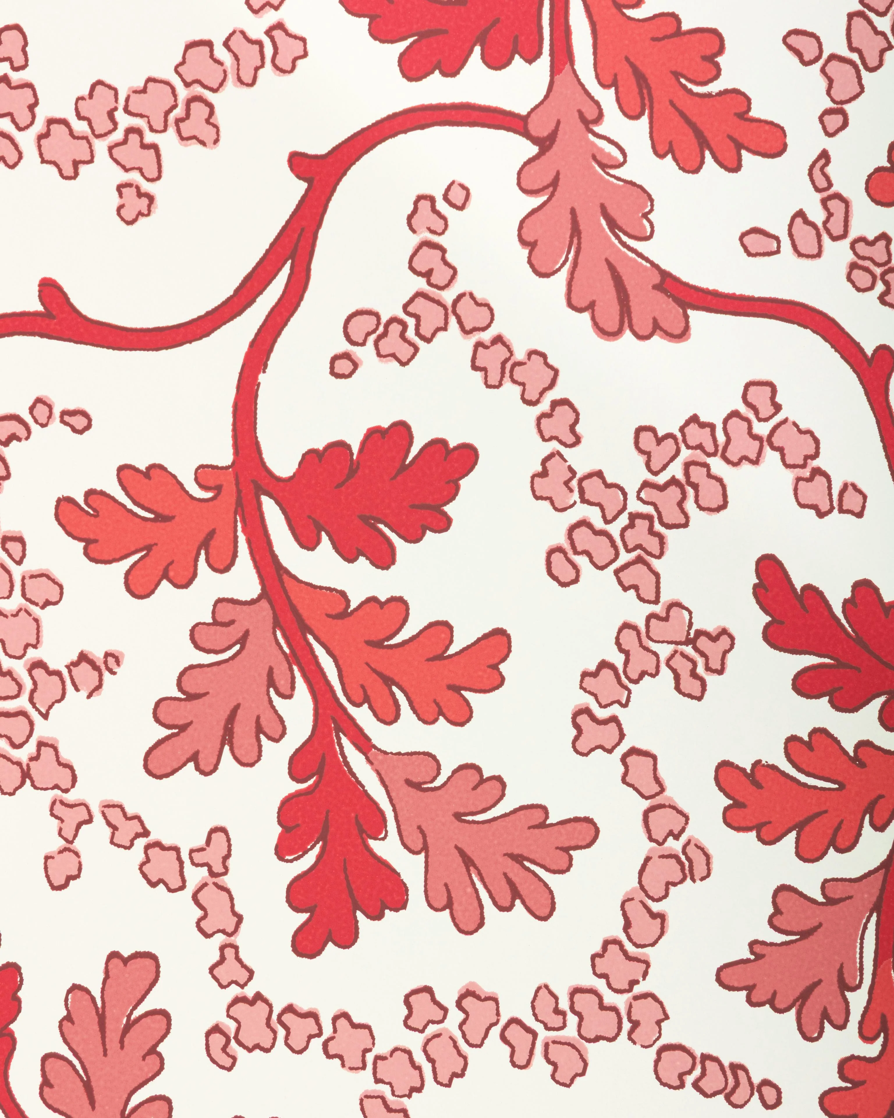 Brunschwig & Fils Aureille Berry Wallpaper - Image 3