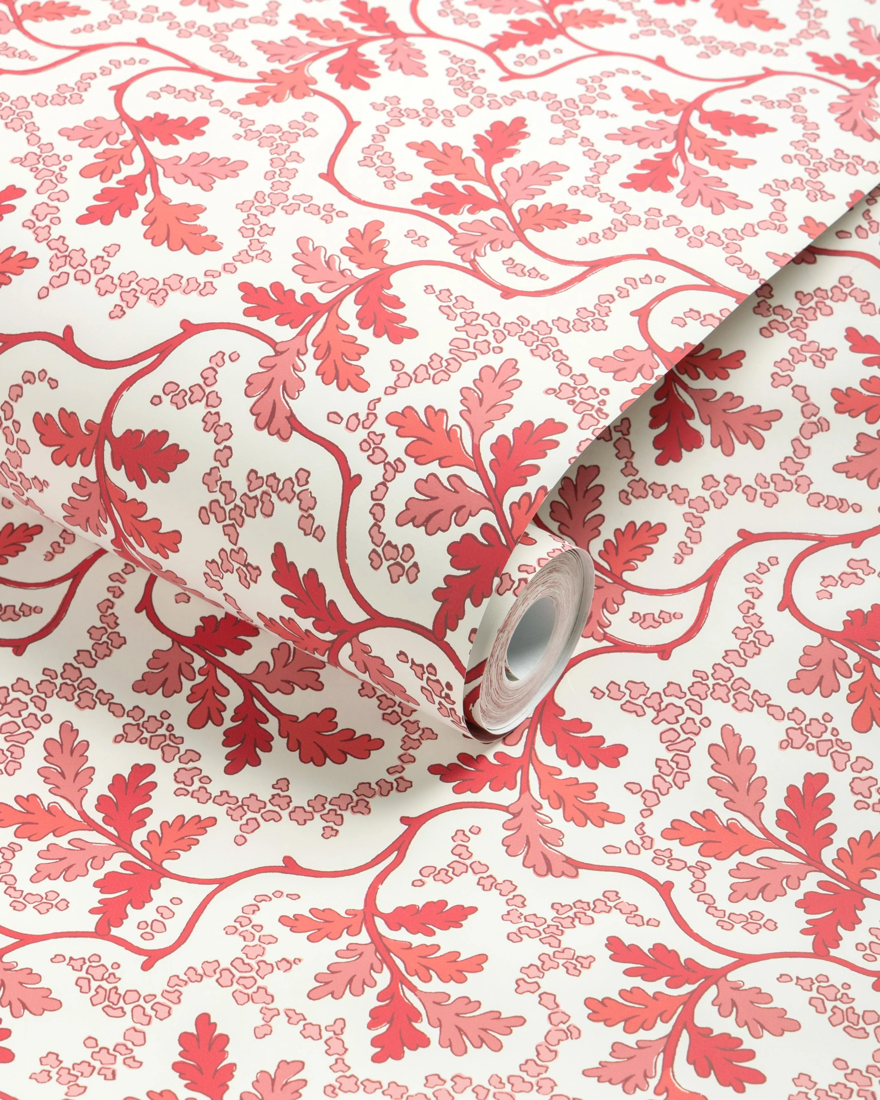 Brunschwig & Fils Aureille Berry Wallpaper - Image 4