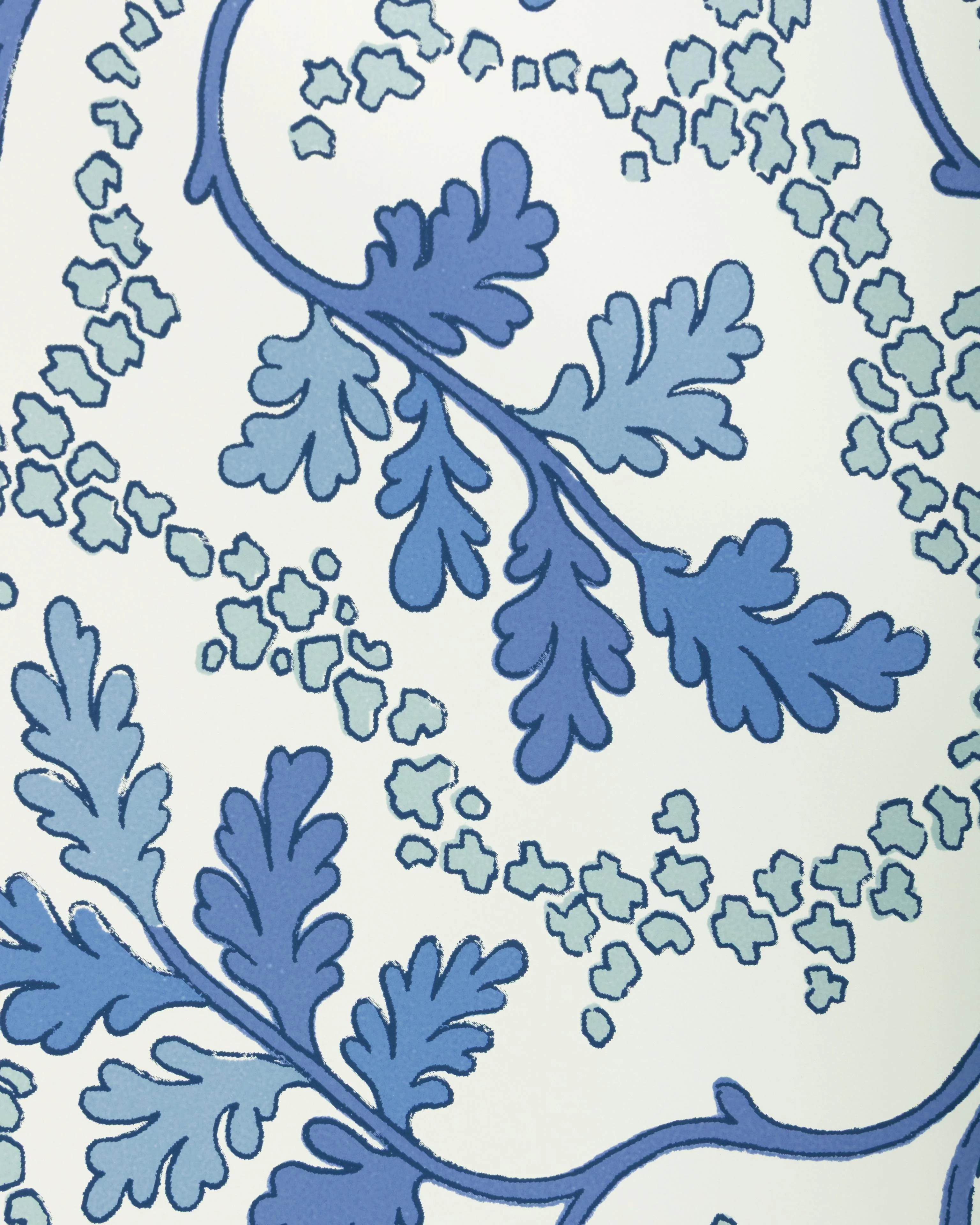 Brunschwig & Fils Aureille Blue Wallpaper - Image 3