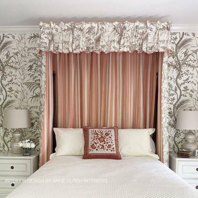 Brunschwig & Fils Bird And Thistle Cotton Print Gray Fabric - Image 6