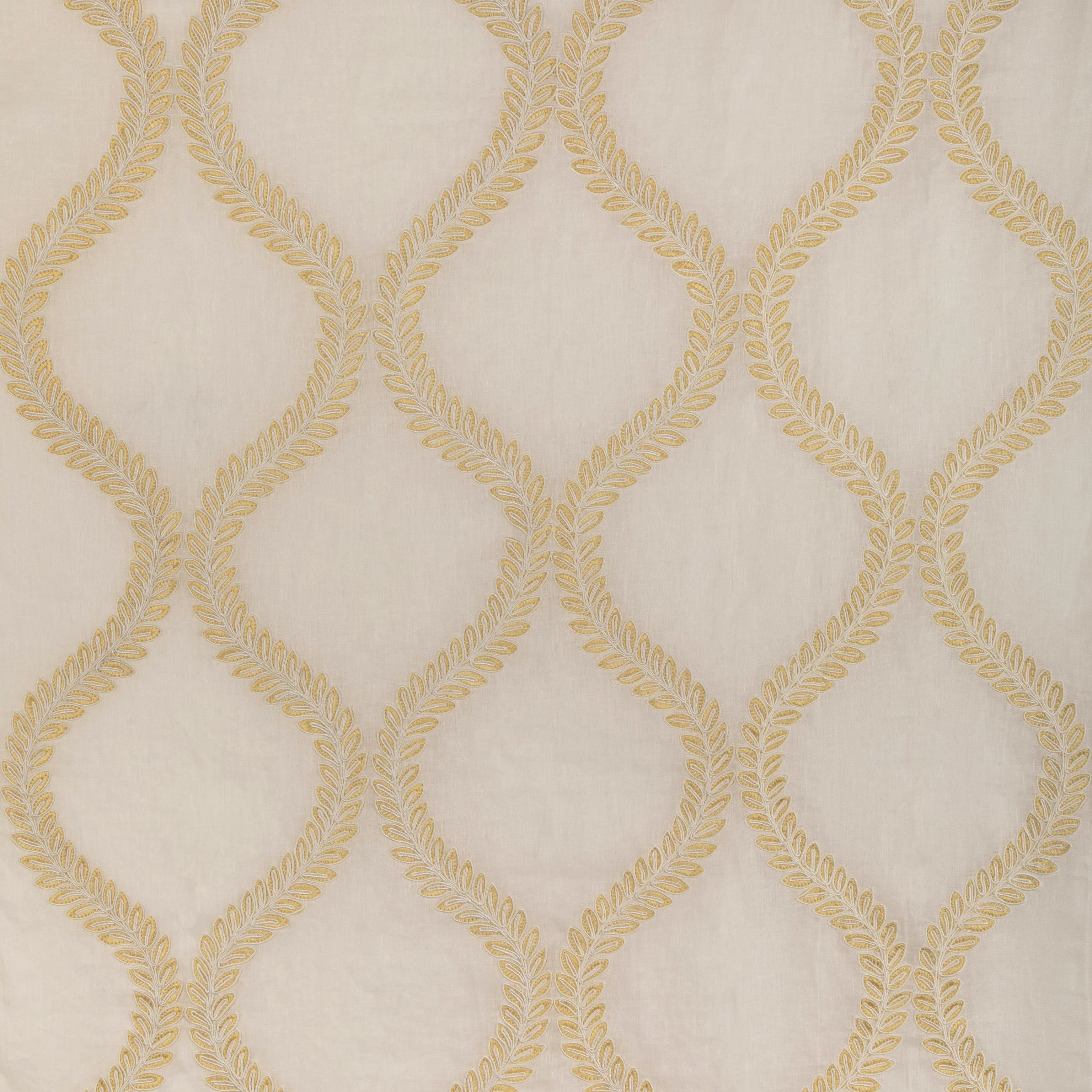 Brunschwig & Fils Camus Sheer Yellow Drapery Fabric - Image 2