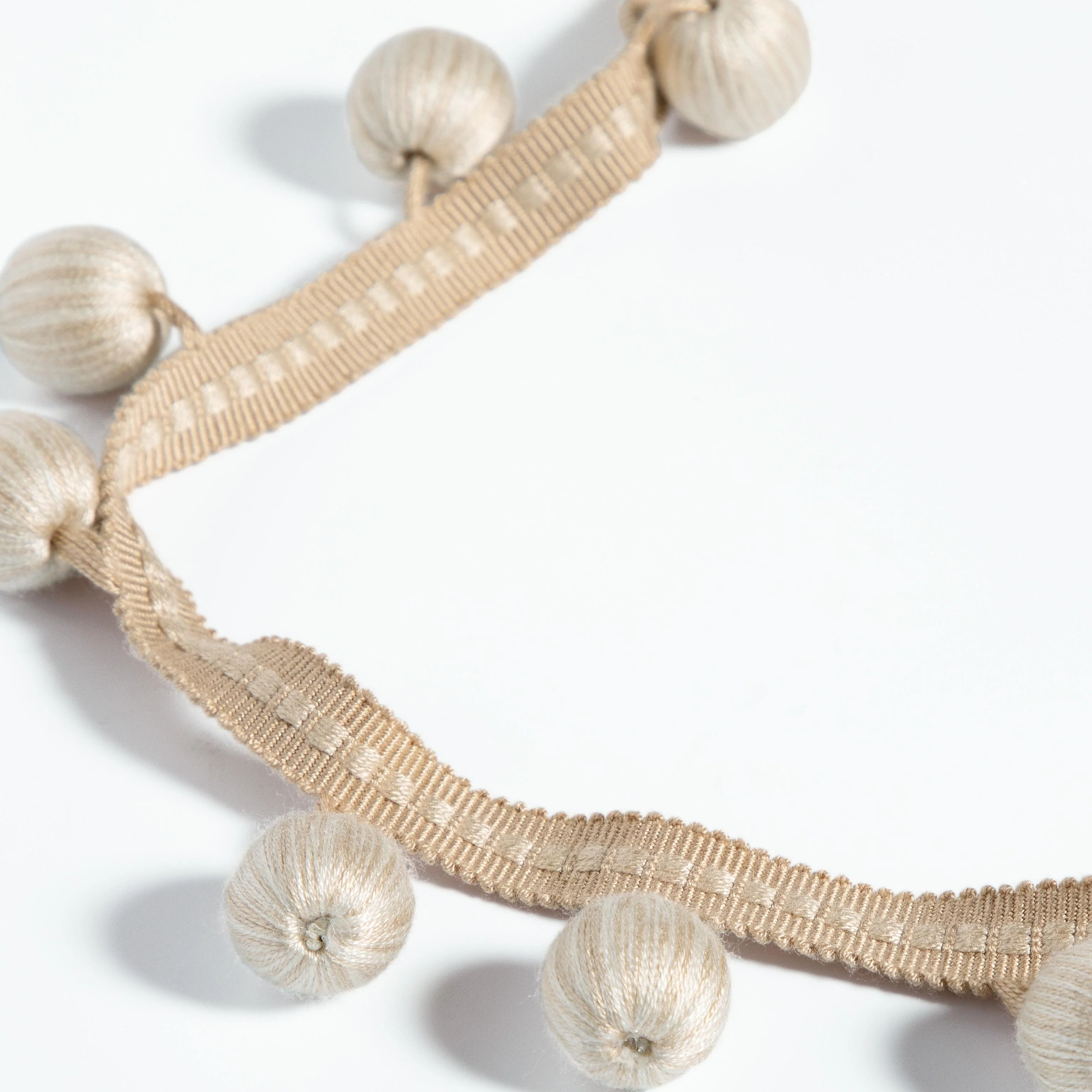 Brunschwig & Fils Claude Ball Fringe Beige Trim - Image 3