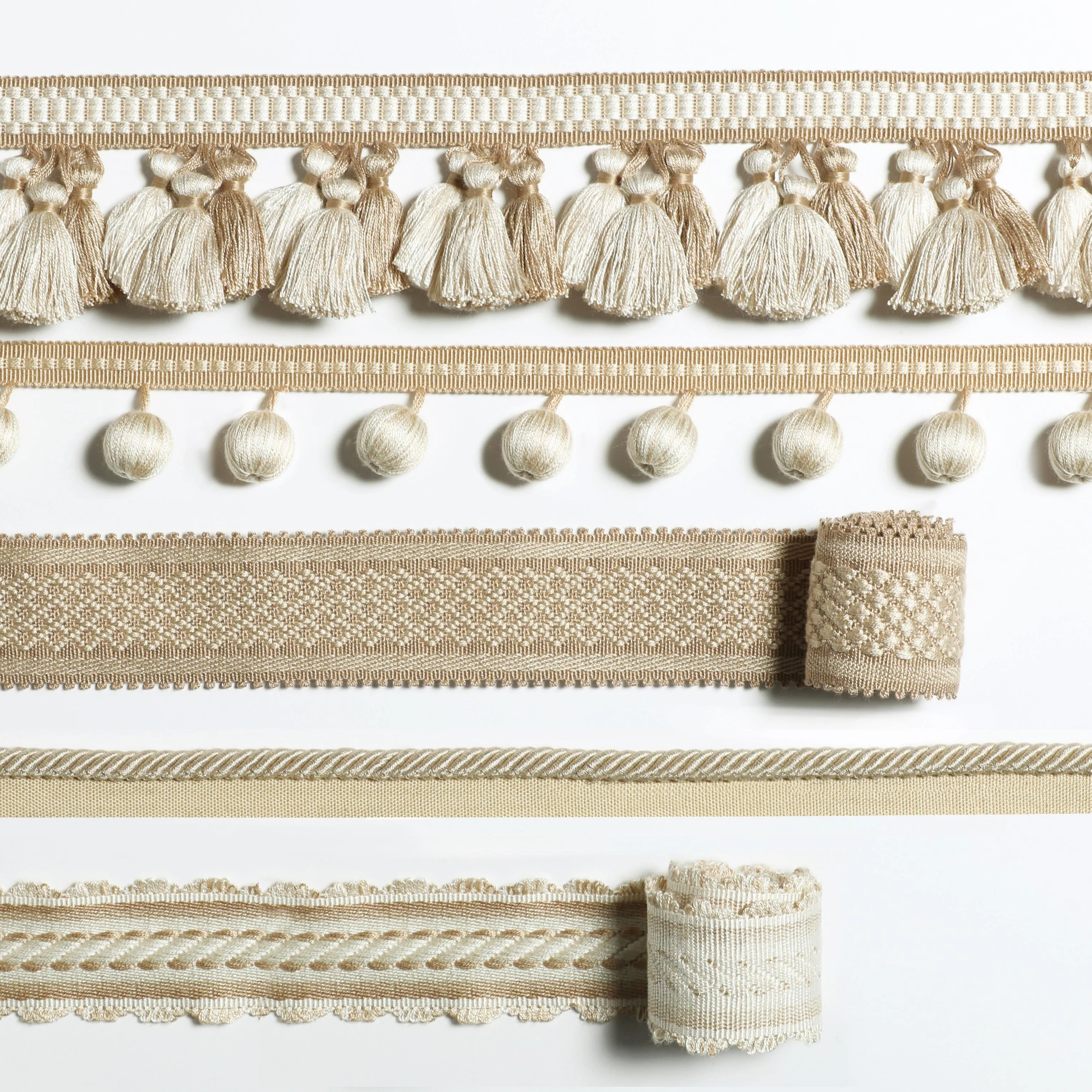 Brunschwig & Fils Claude Ball Fringe Beige Trim - Image 6