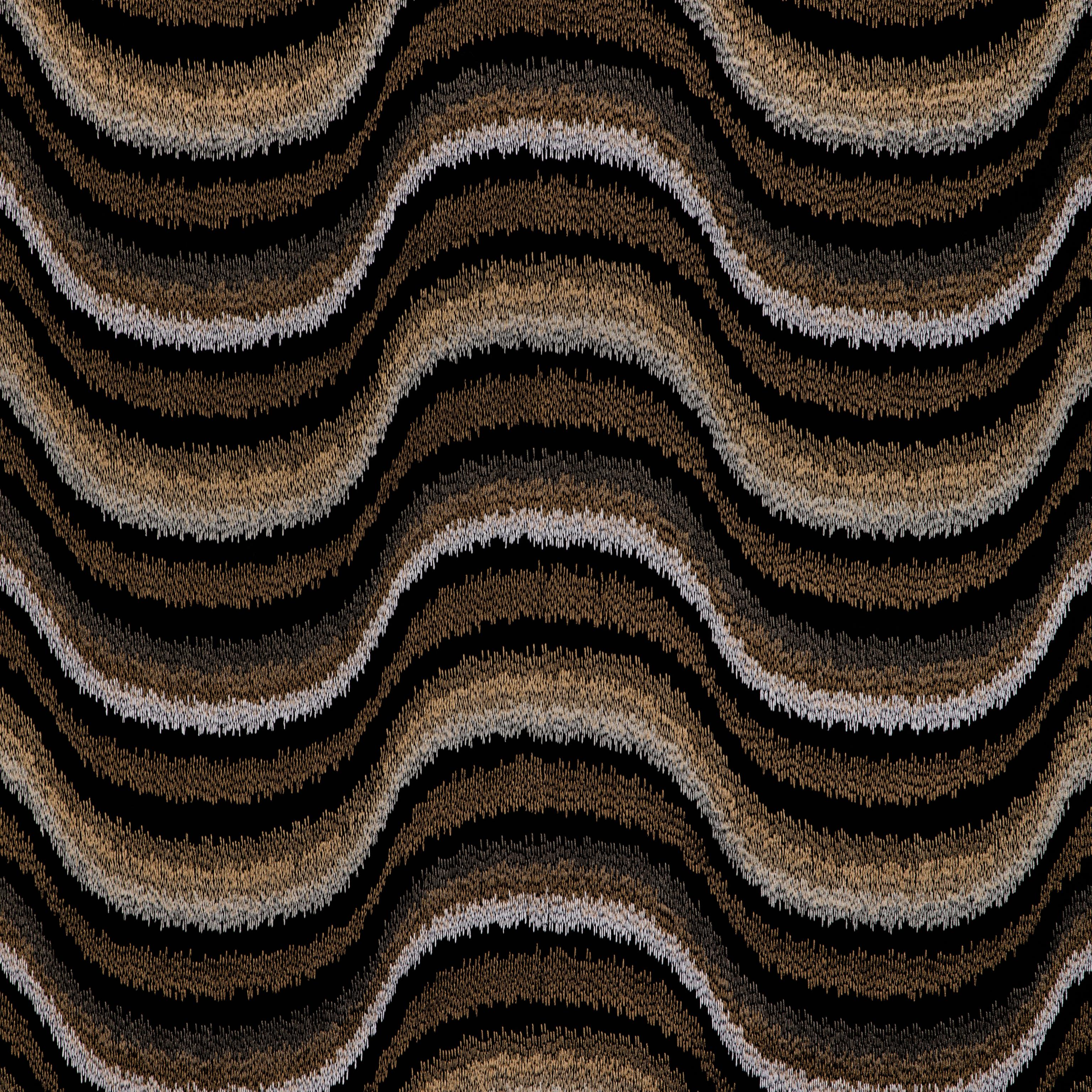 Brunschwig & Fils Du Son Emb Onyx Fabric