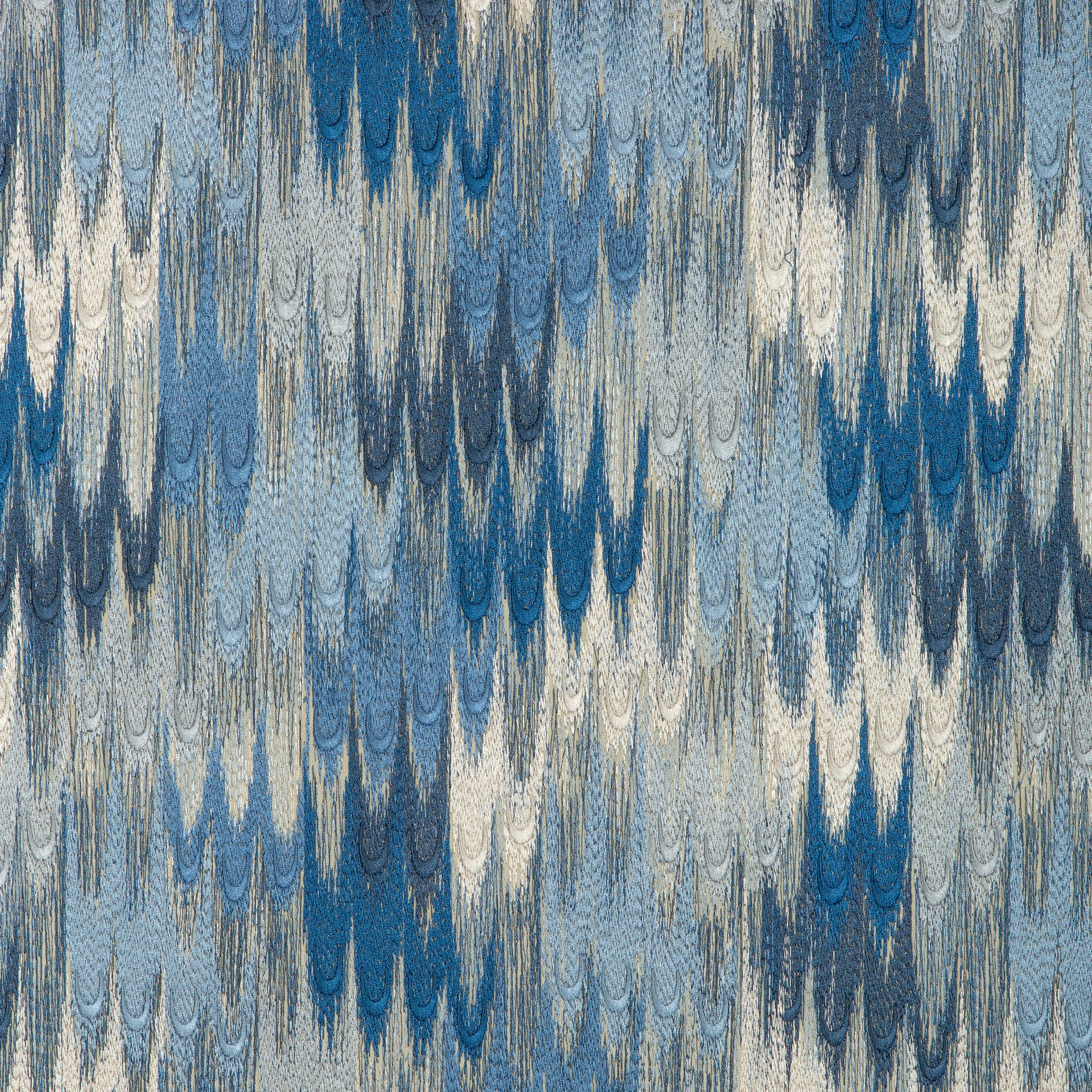 Brunschwig & Fils Duval Emb Sky/Lapis Fabric