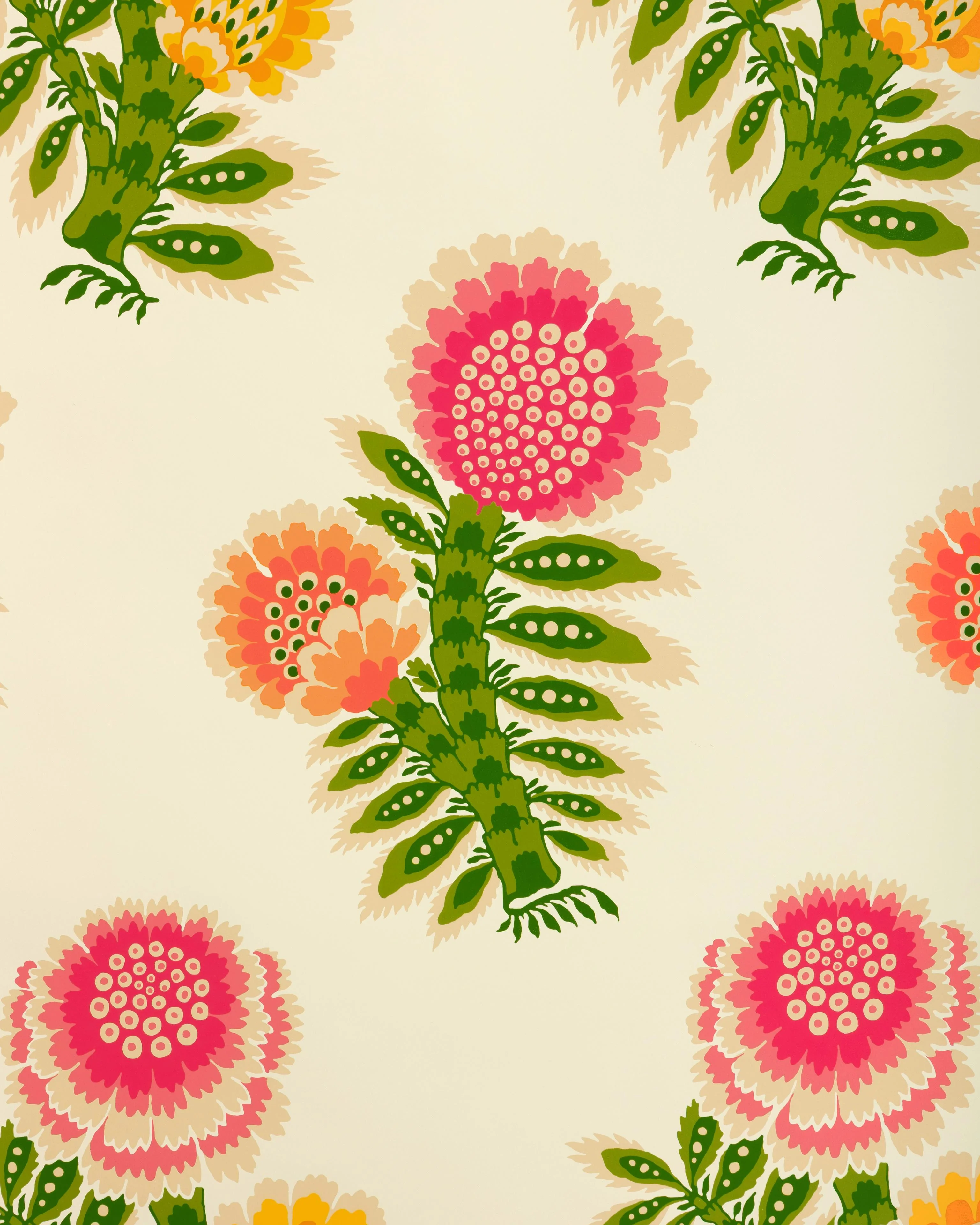 Brunschwig & Fils Kumaly Spring Wallpaper