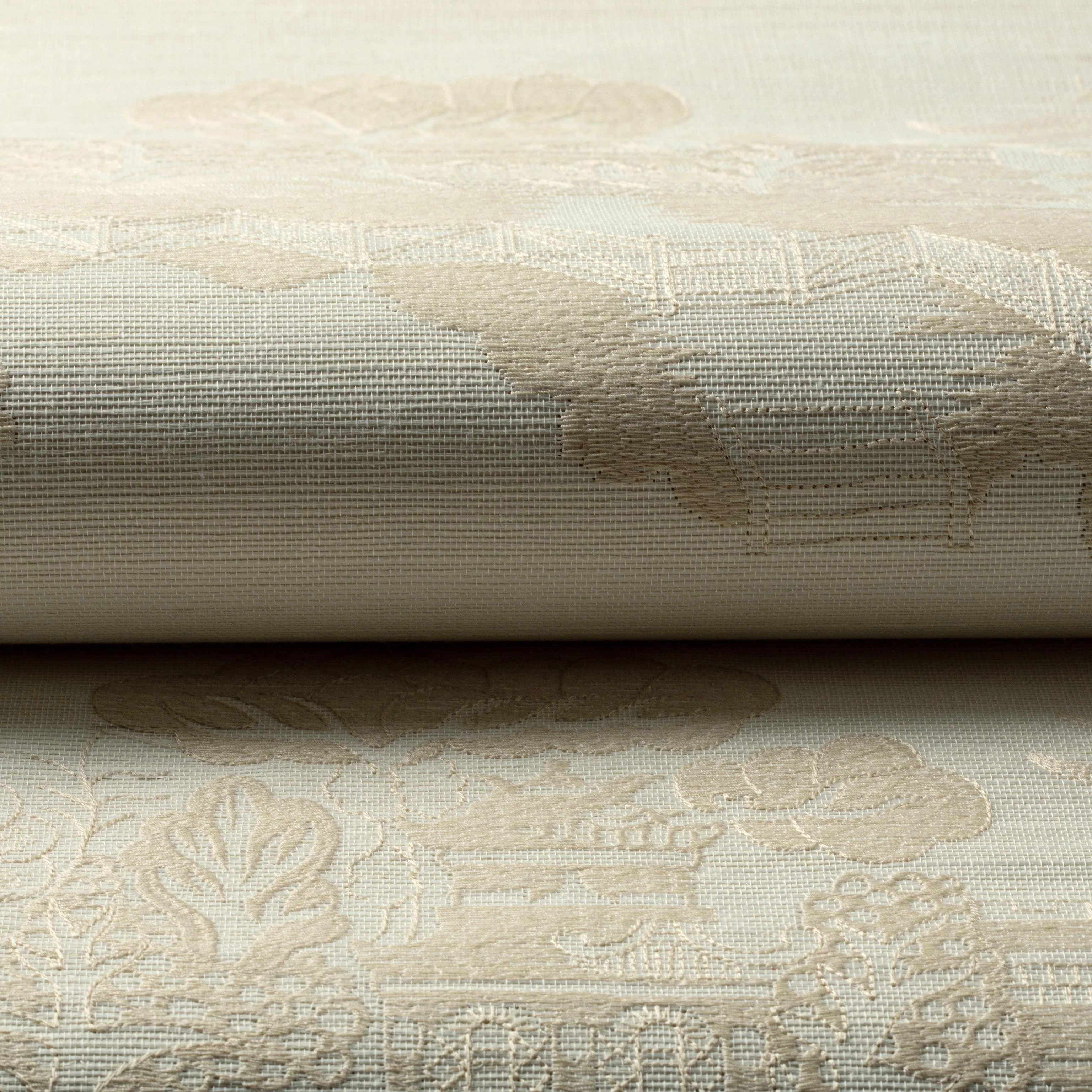 Brunschwig & Fils La Pagode Beige Wallpaper - Image 4