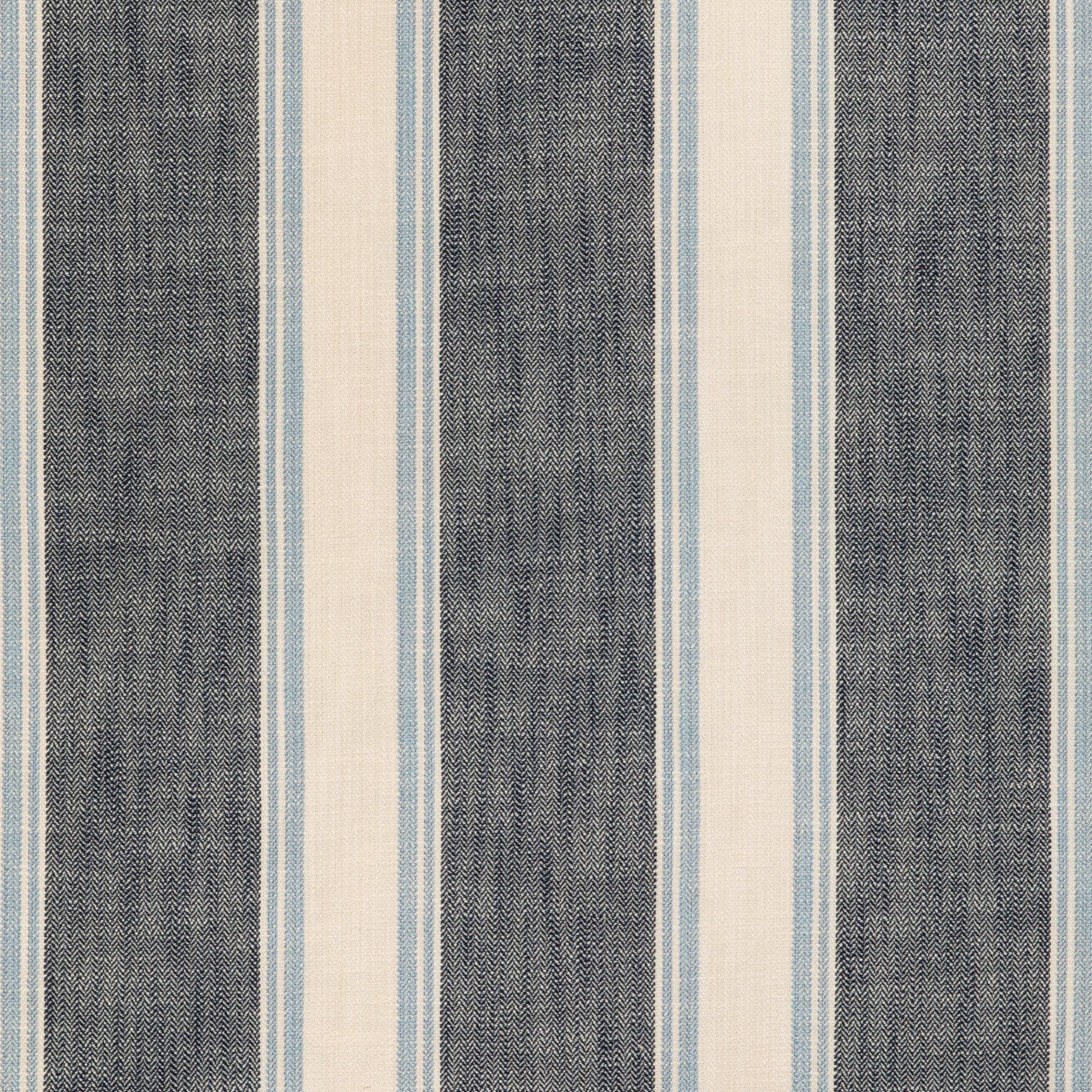 Brunschwig & Fils La Riviera Stripe Blue Upholstery Fabric