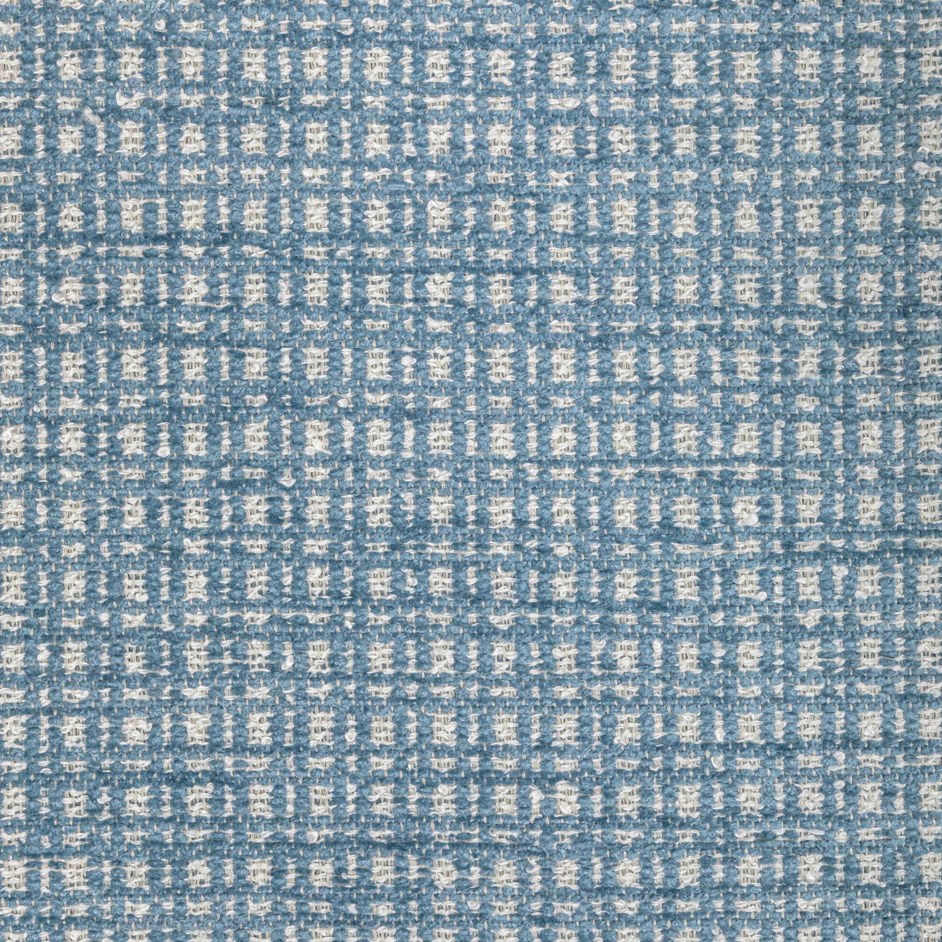 Brunschwig & Fils Landiers Texture Blue Upholstery Fabric - Image 2