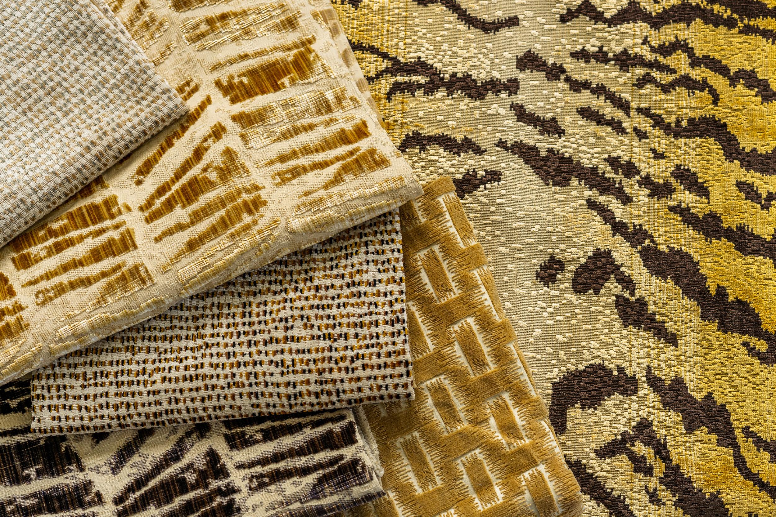 Brunschwig & Fils Le Tigre Velvet Cognac Upholstery Fabric - Image 3