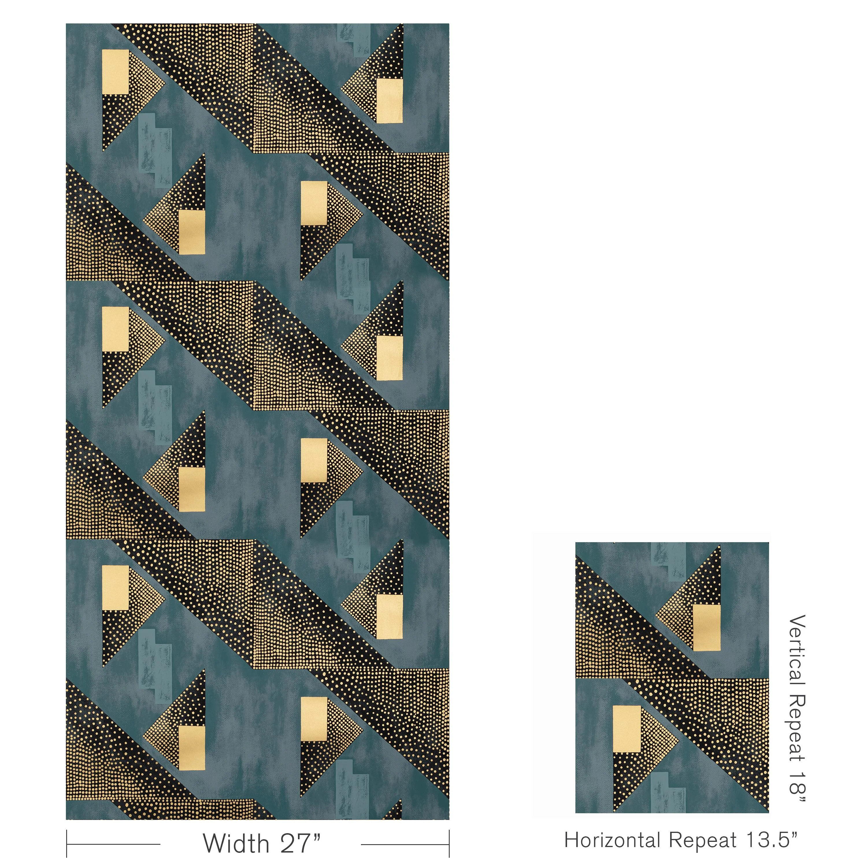 Brunschwig & Fils Le Tonnerre Navy Wallpaper - Image 5