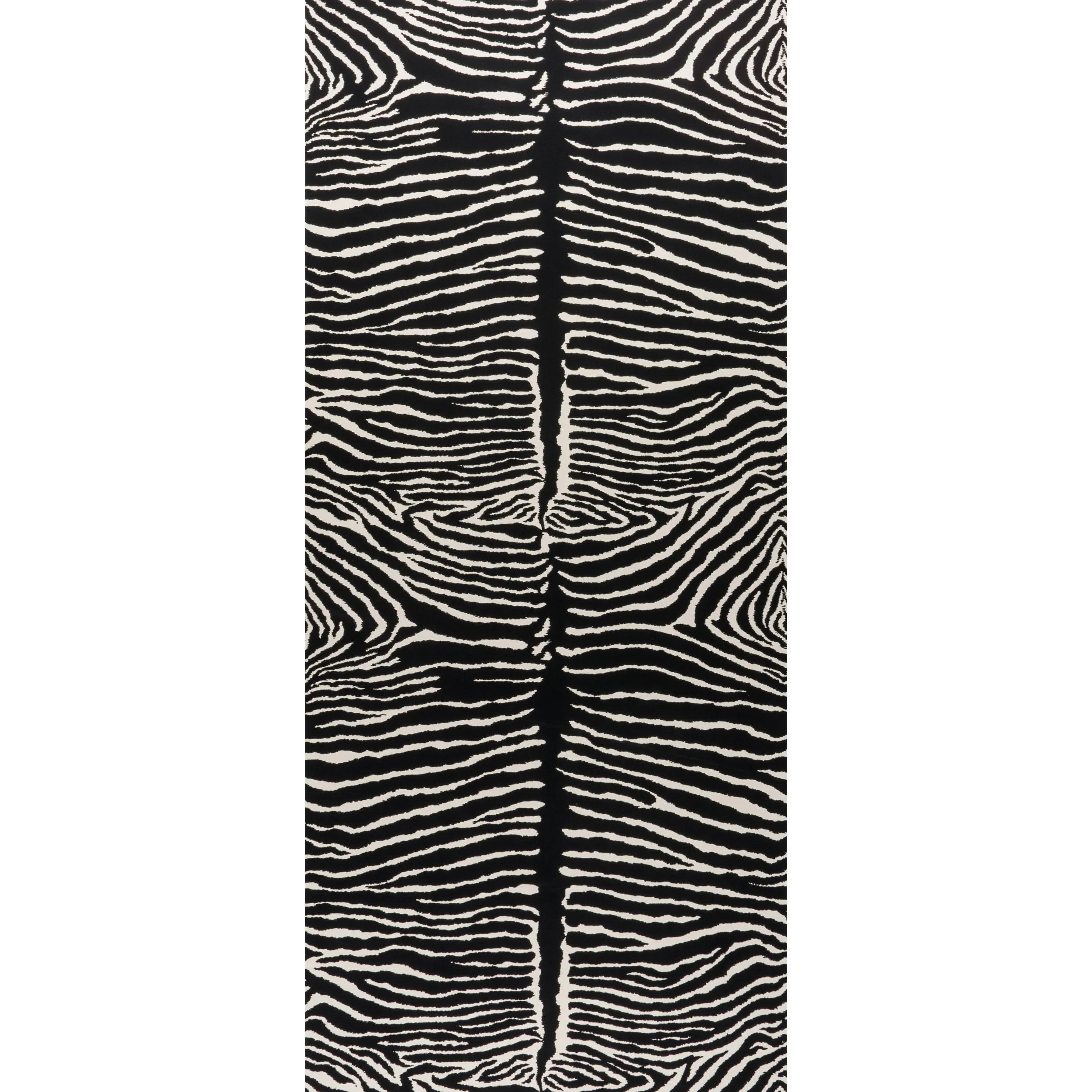 Brunschwig & Fils Le Zebre Black Wallpaper - Image 3