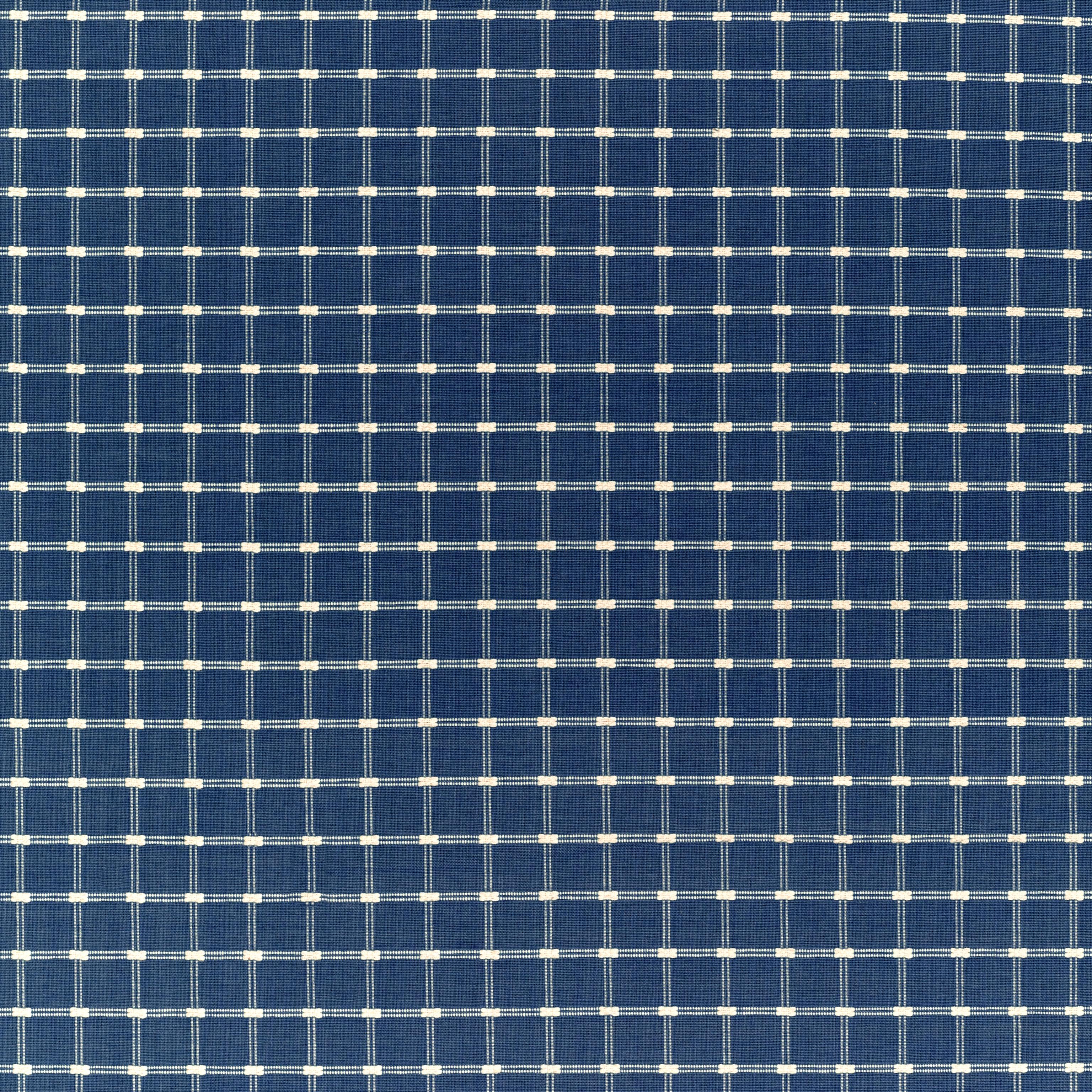 Brunschwig & Fils Lison Check Navy Upholstery Fabric - Image 2