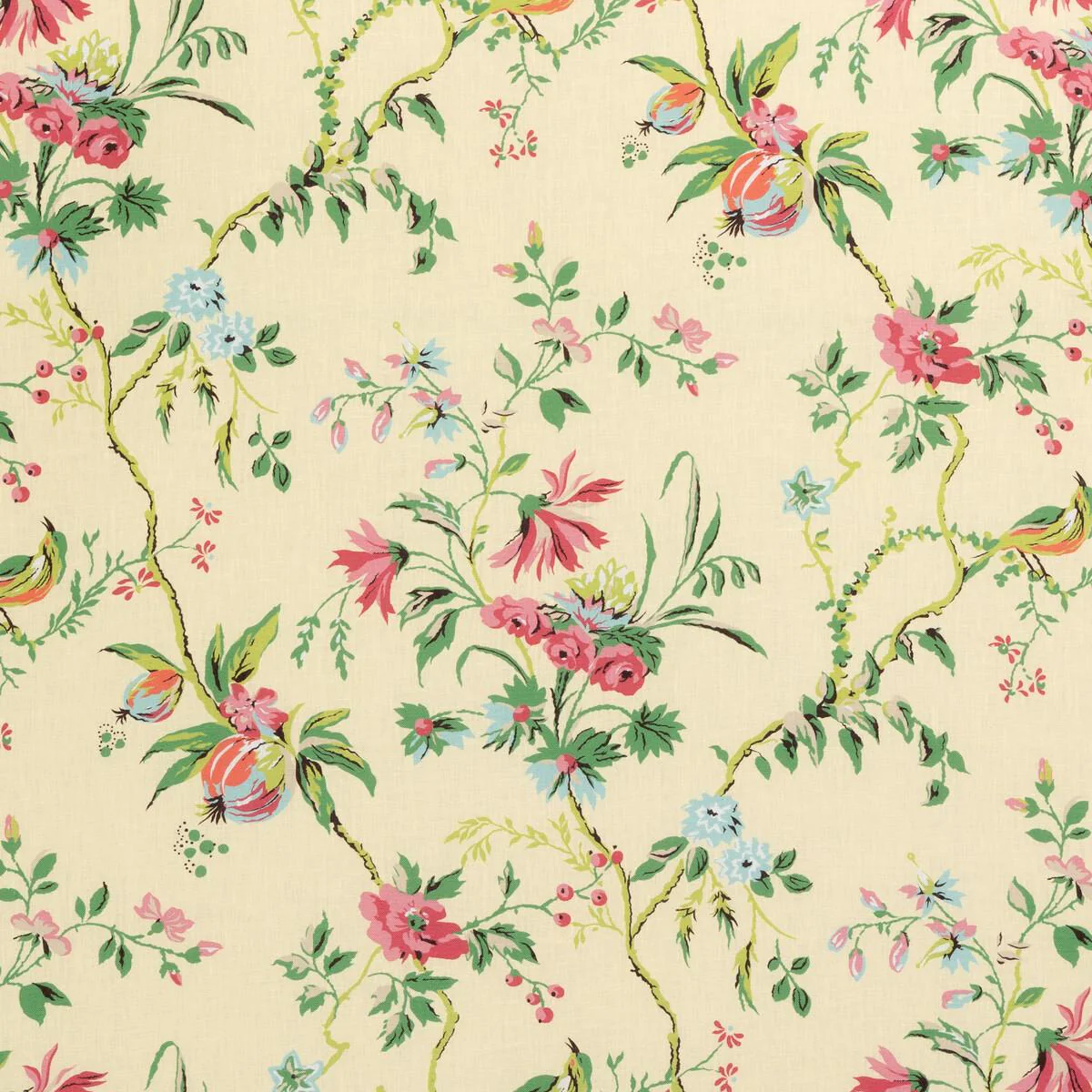 Brunschwig & Fils Locklin Print Canary Fabric
