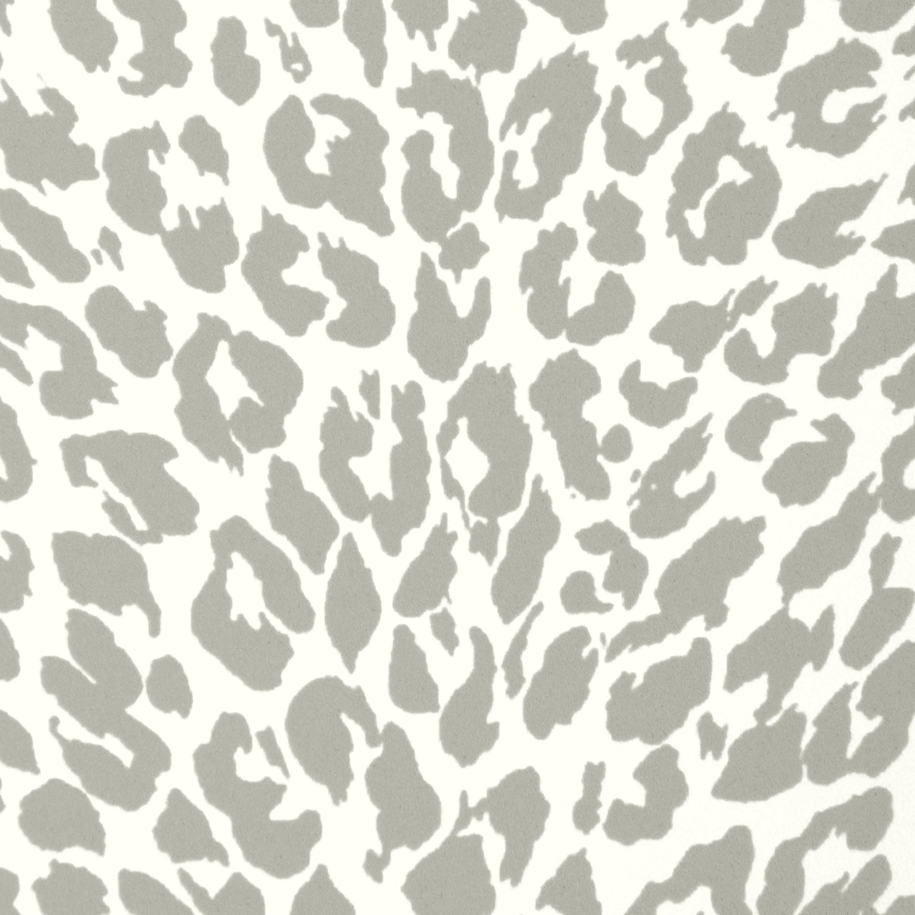 Brunschwig & Fils Petit Leopard Gray Wallpaper - Image 3