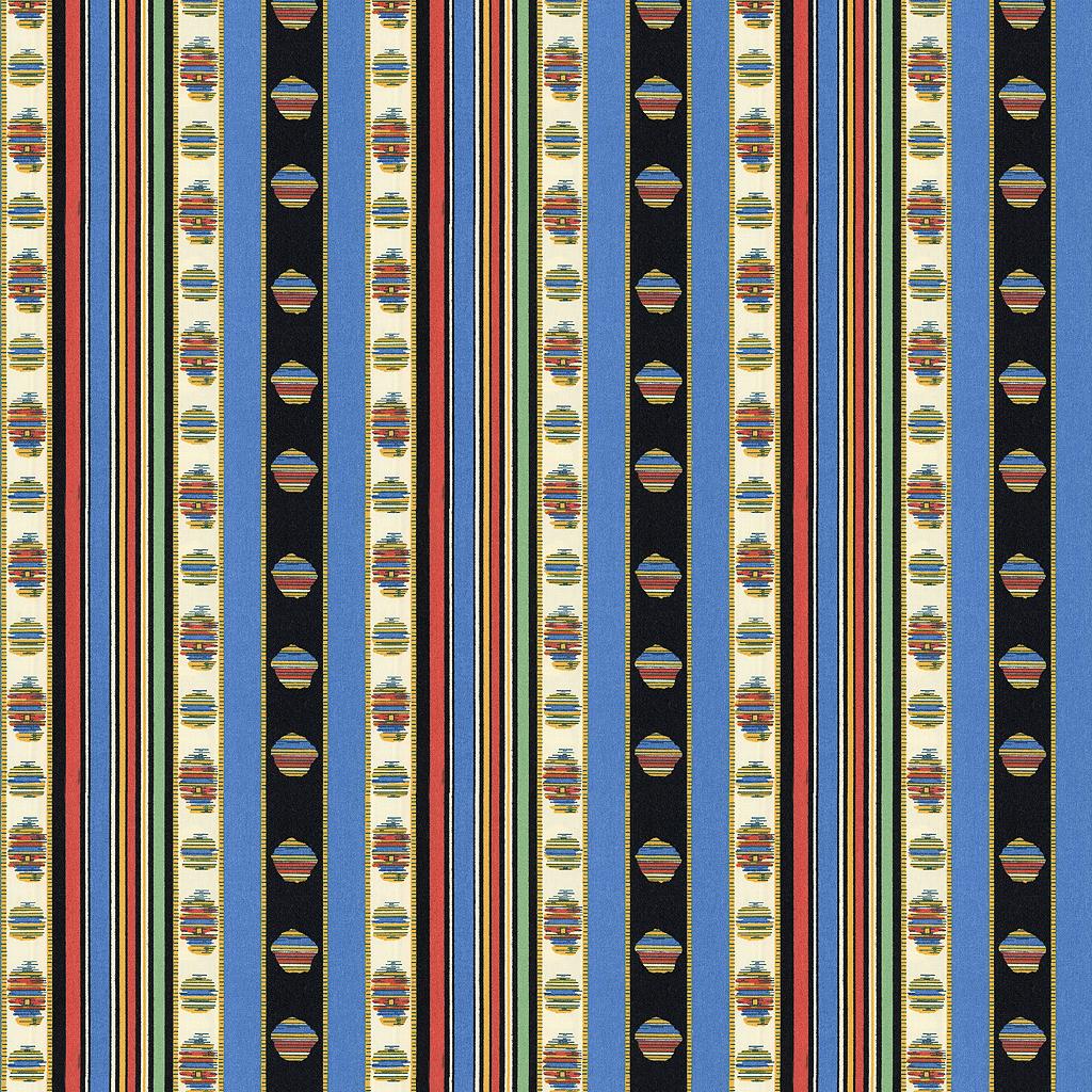 Brunschwig & Fils Rayure Percale Bleu Fabric - Image 2