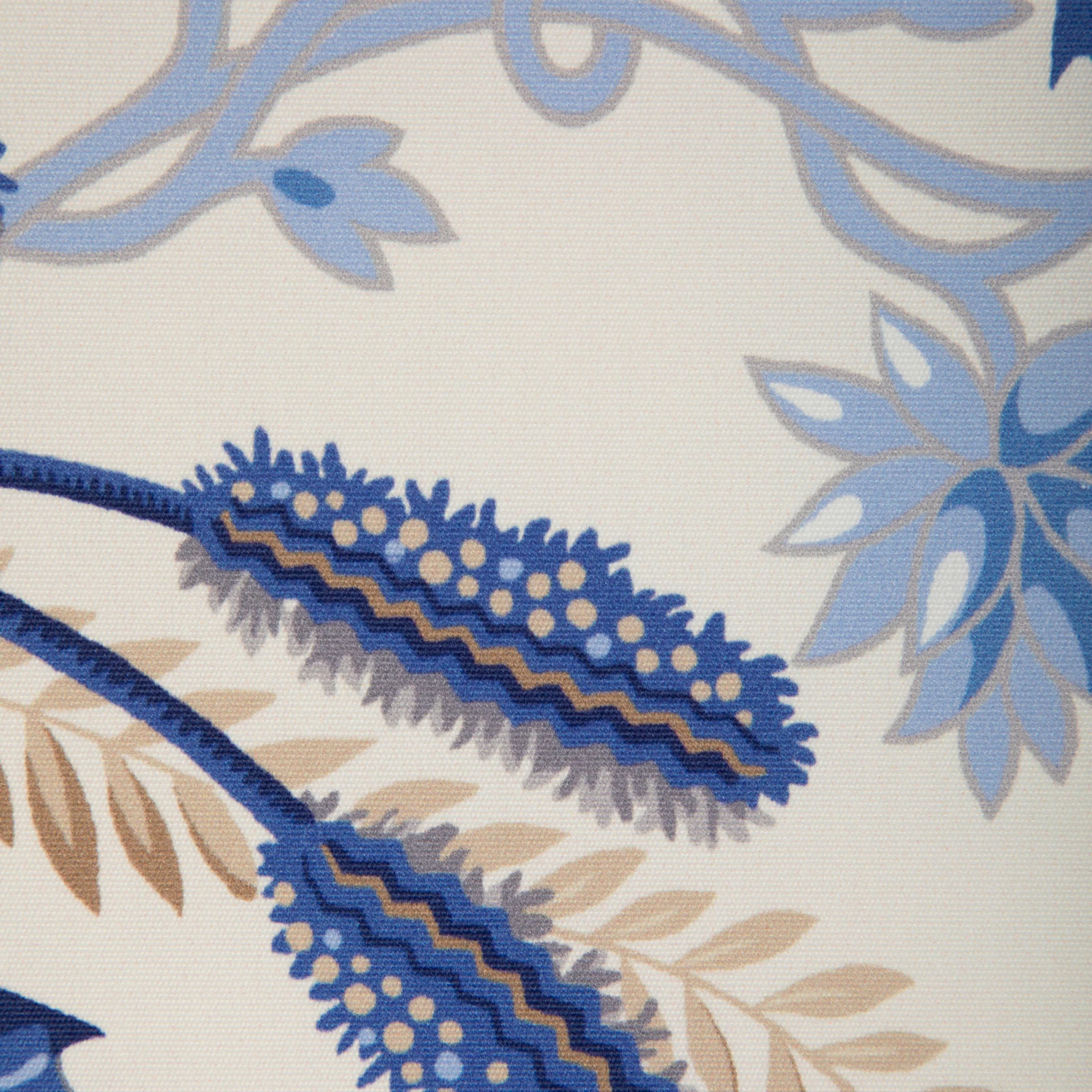Brunschwig & Fils Vernay Print Blue Fabric - Image 3