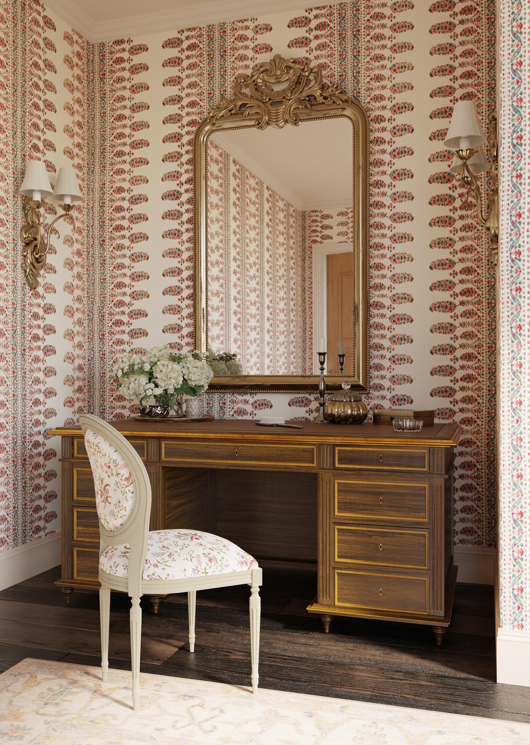 Brunschwig & Fils Visan Navy/Sky Wallpaper - Image 7