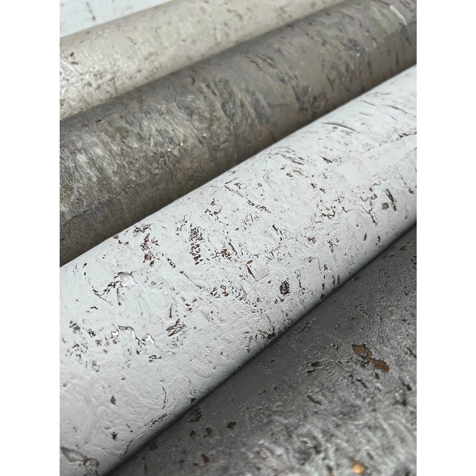 Candice Olson Cork Pale Grey & Silver Wallpaper - Image 5