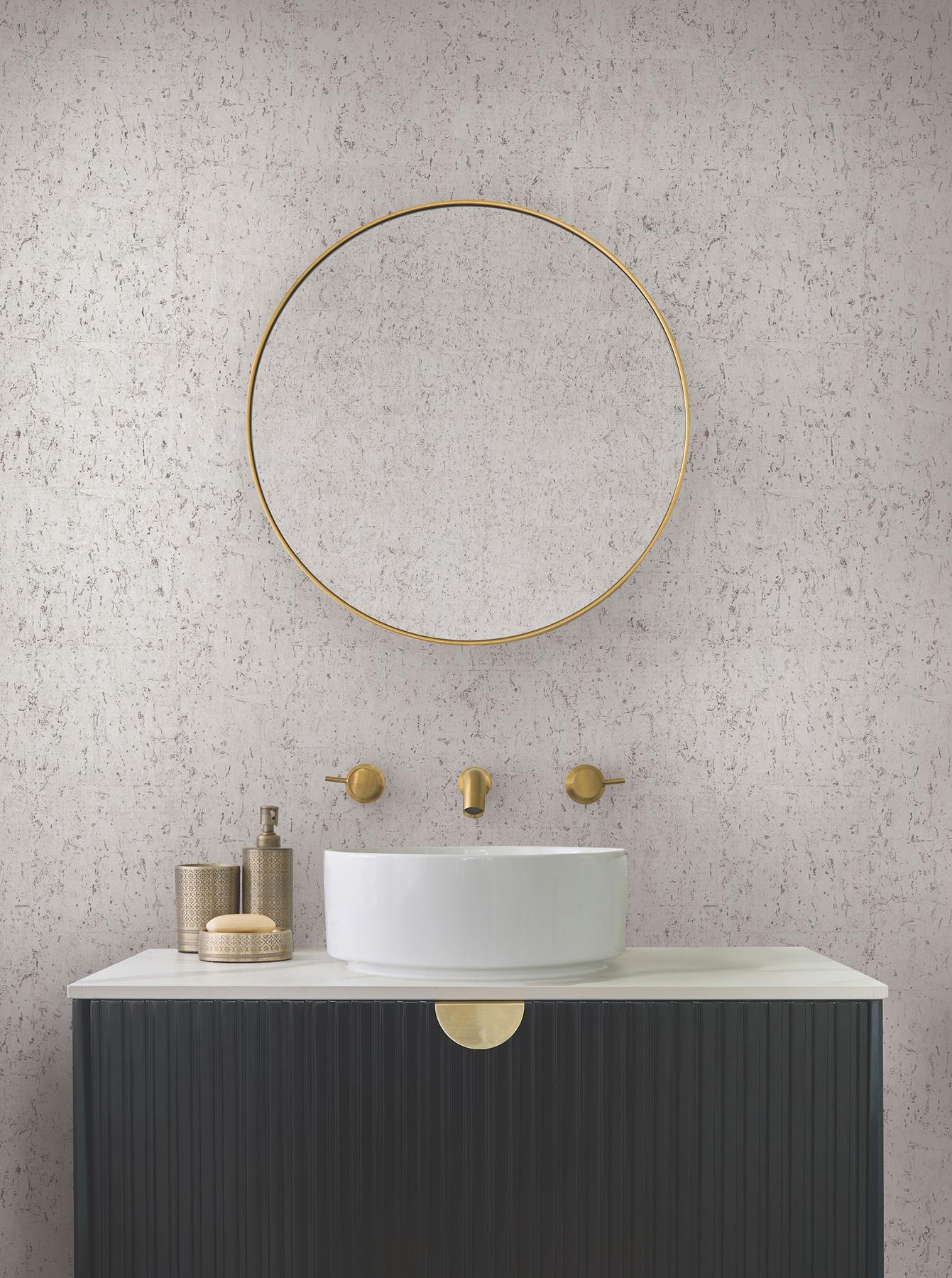 Candice Olson Cork Pale Grey & Silver Wallpaper - Image 7