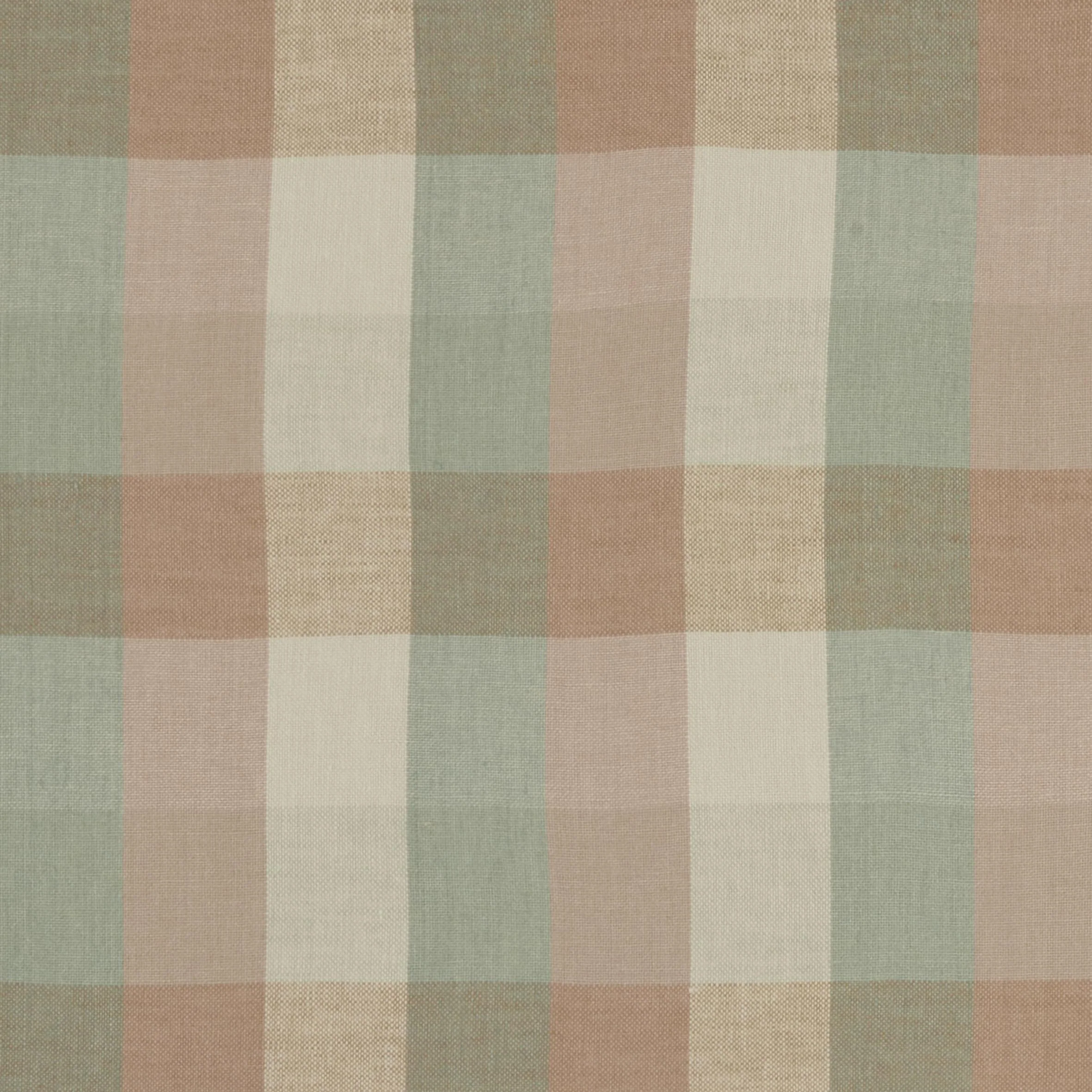 Clarke & Clarke Austin Check Mineral/Blush Fabric