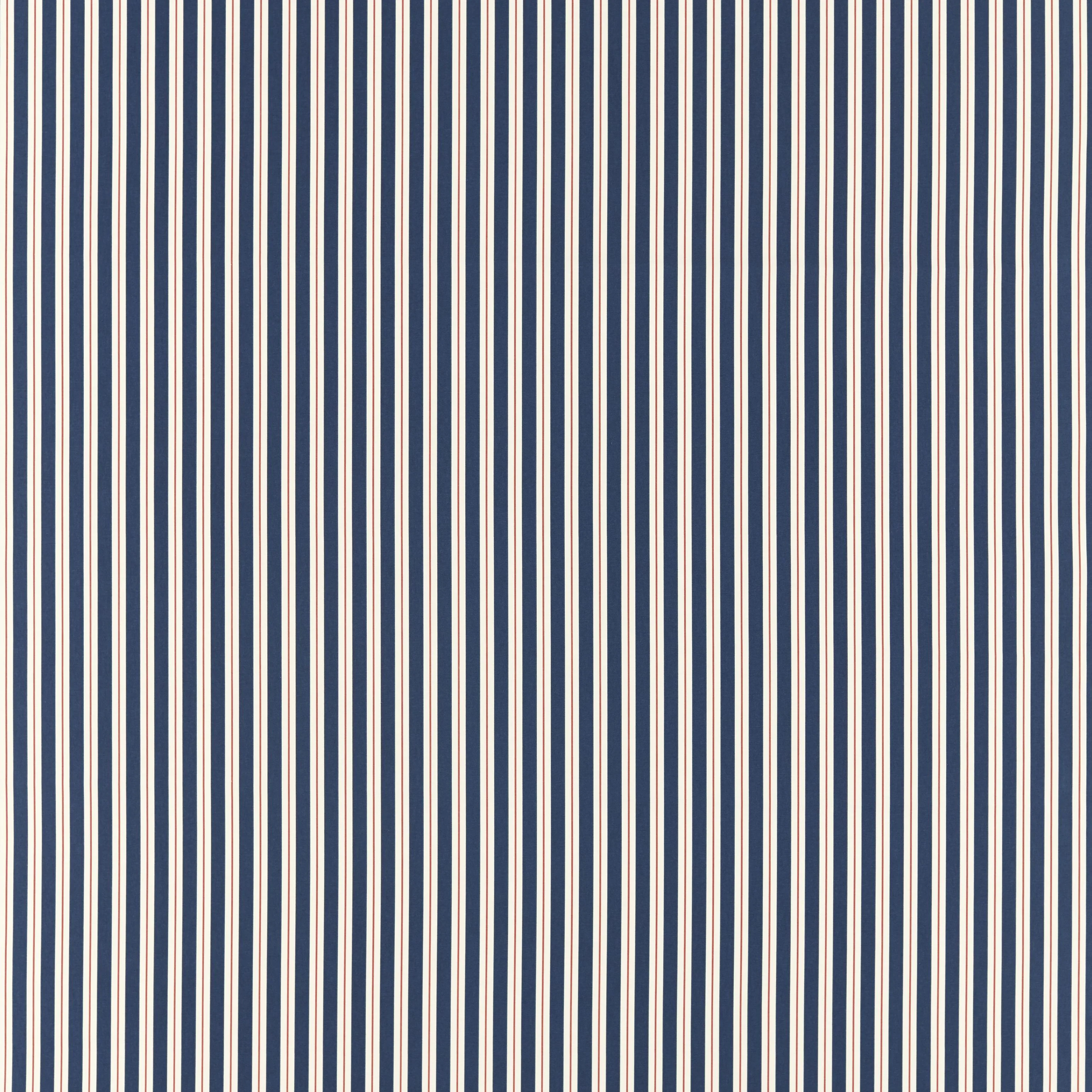 Clarke & Clarke Carousel Coral/Navy Fabric - Image 2
