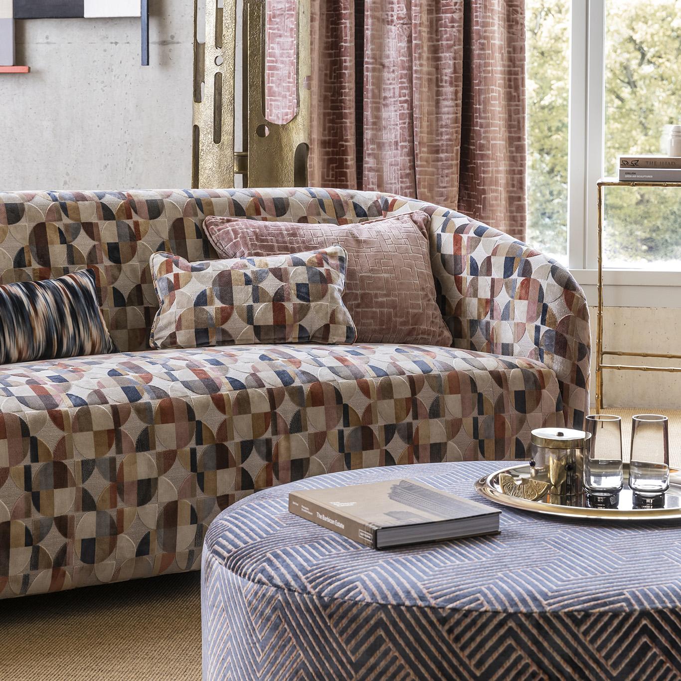 Clarke & Clarke Delaunay Multi Upholstery Fabric - Image 3