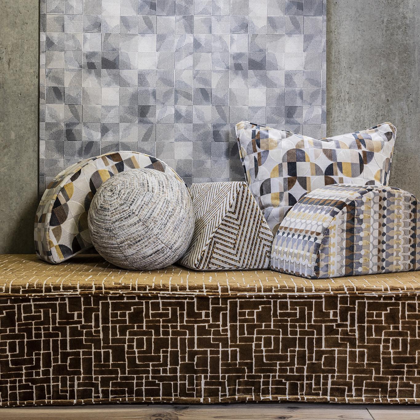 Clarke & Clarke Dritto Slate Upholstery Fabric - Image 3