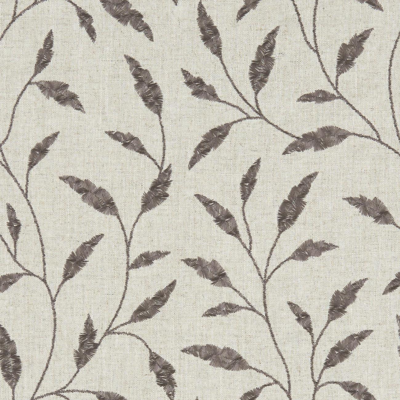 Clarke & Clarke Fairford Charcoal Drapery Fabric - Image 2