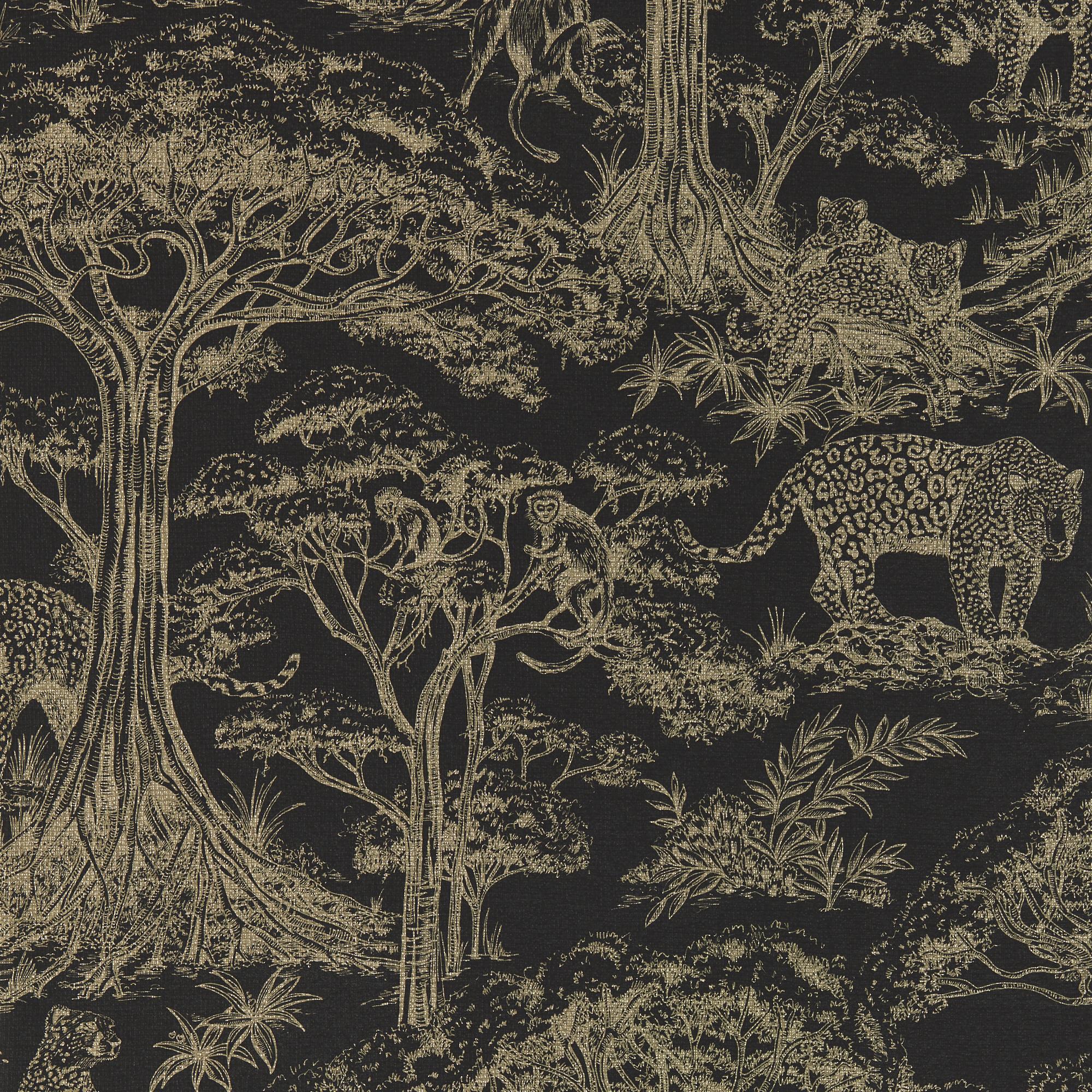 Clarke & Clarke Kisumu Noir/Luxe Wp Wallpaper