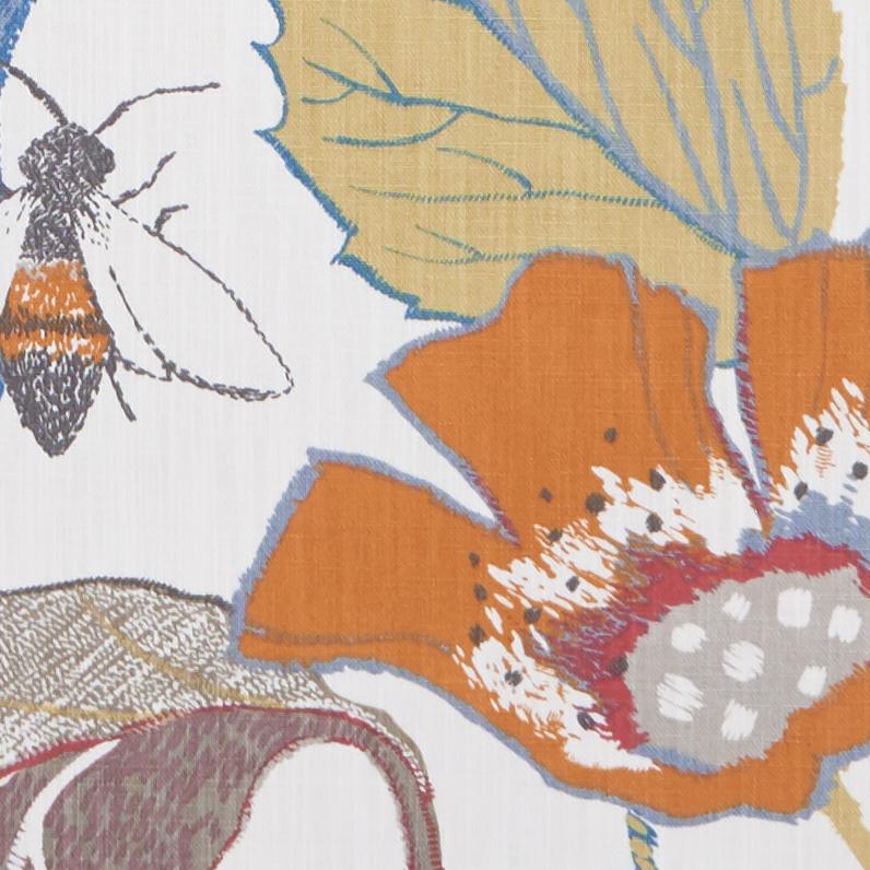 Clarke & Clarke Lotus Spice Fabric - Image 2