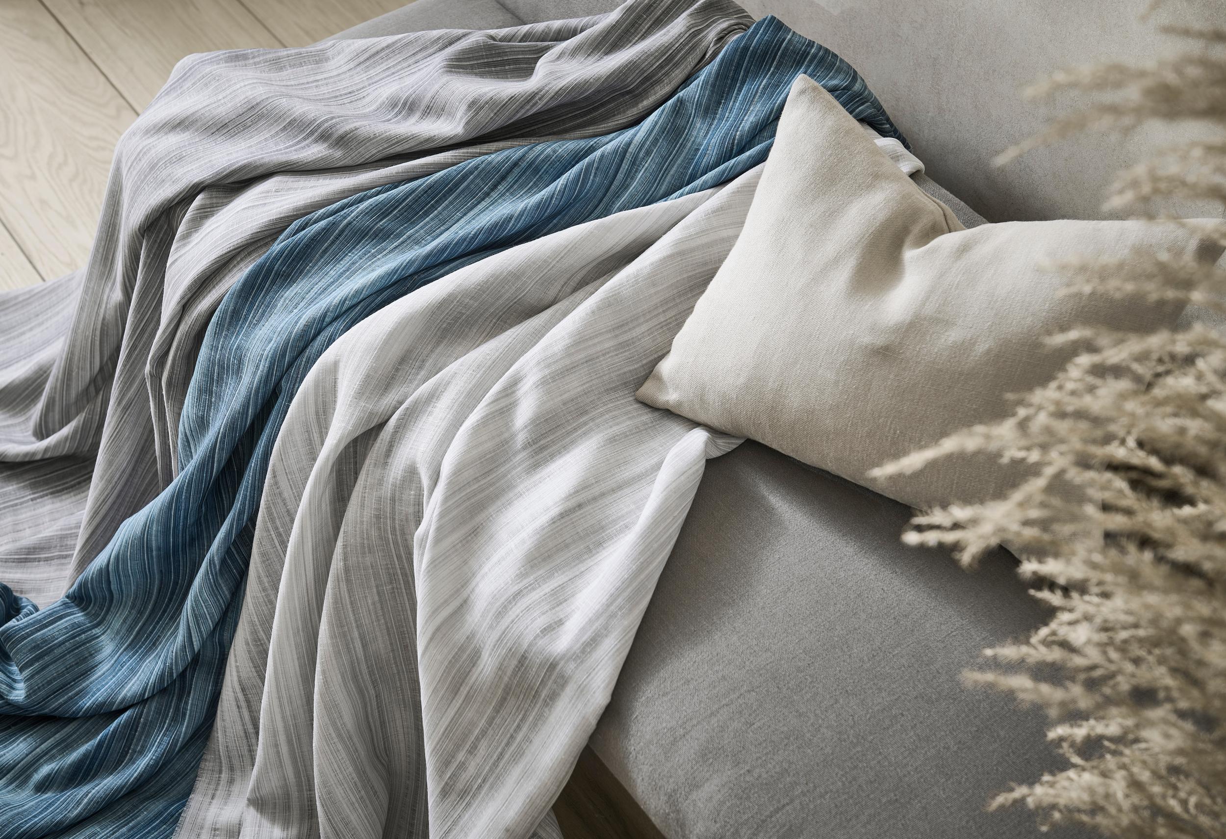 Clarke & Clarke Rapello Pebble Drapery Fabric - Image 3