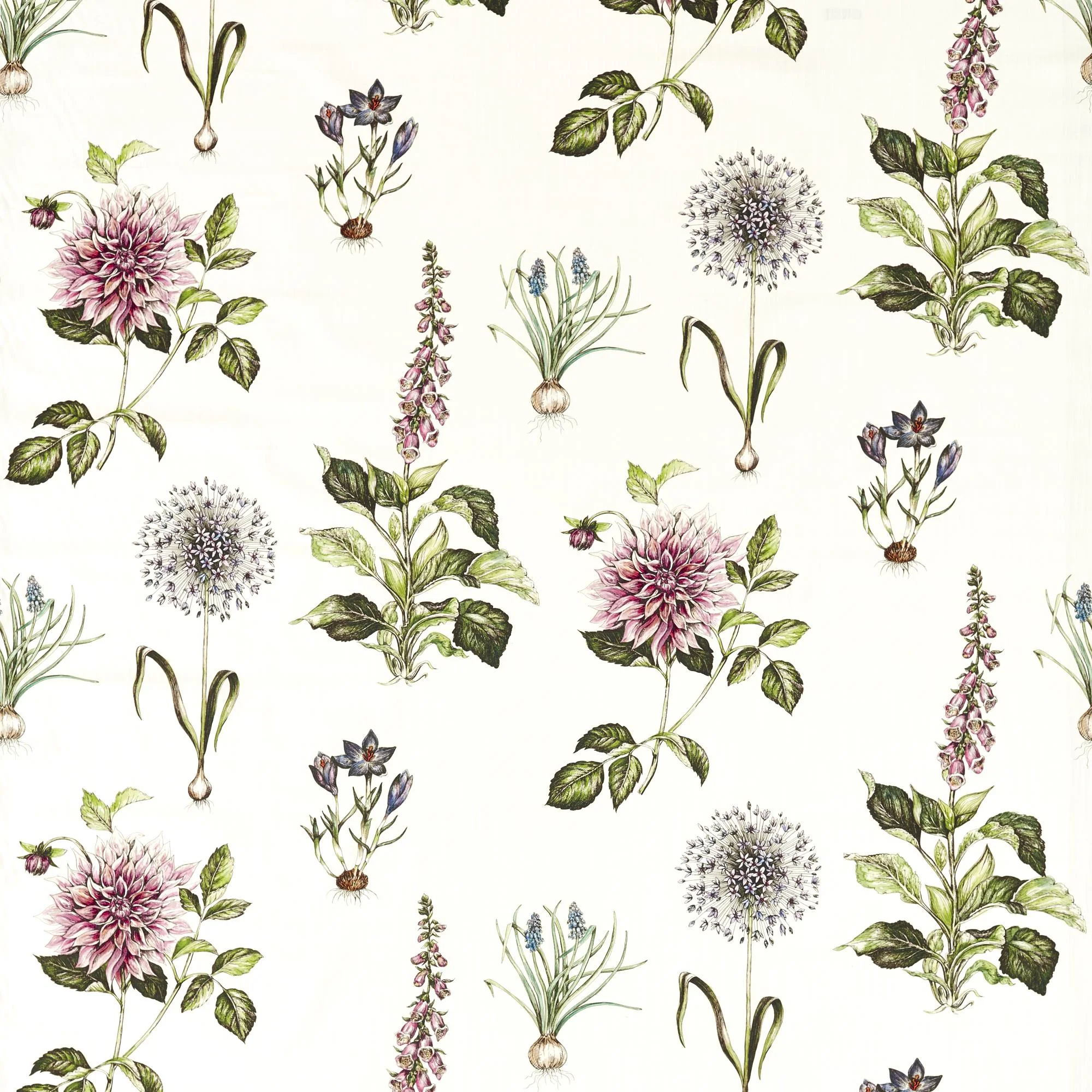Clarke & Clarke Roseraie Summer Fabric