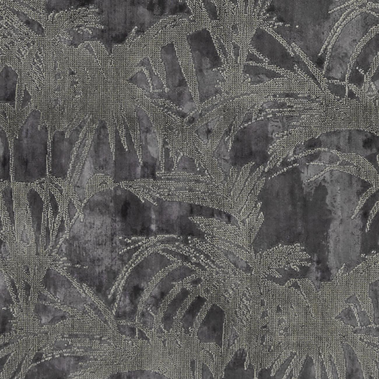 Clarke & Clarke Tropicale Charcoal Fabric - Image 2
