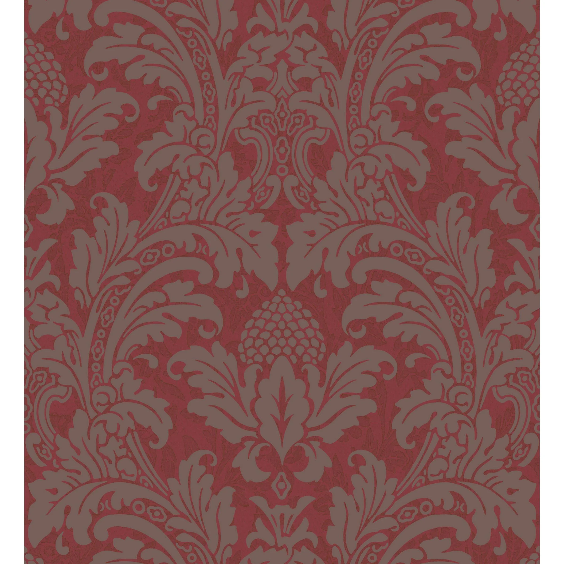Cole & Son Blake Red And Silver Wallpaper - Image 2