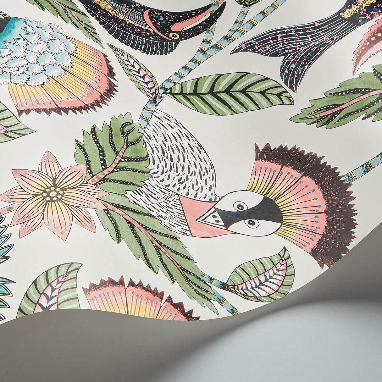 Cole & Son Nene Coral Parchment Wallpaper - Image 3