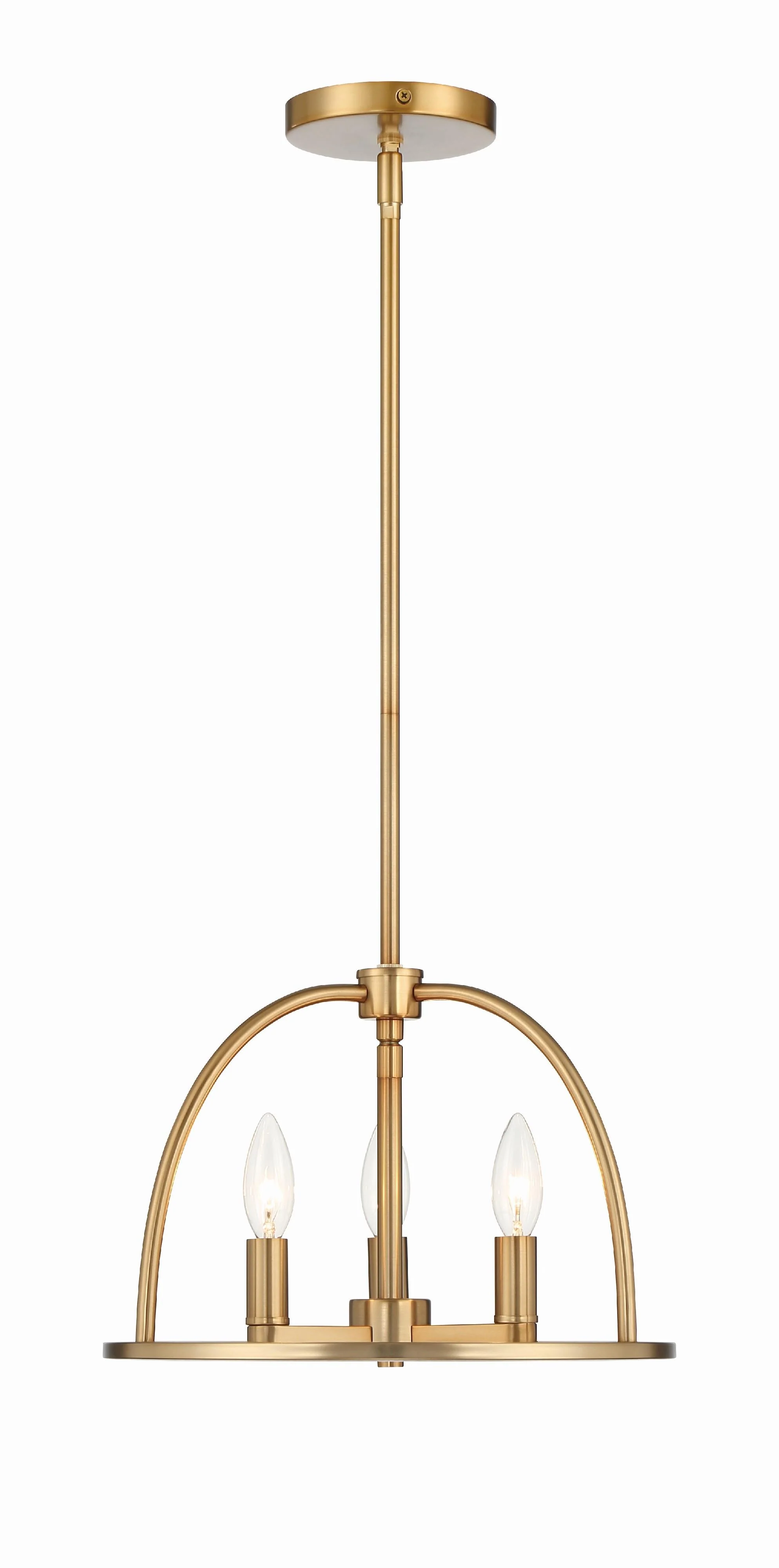 Crystorama Abbott 13.75'' Vibrant Gold Chandelier