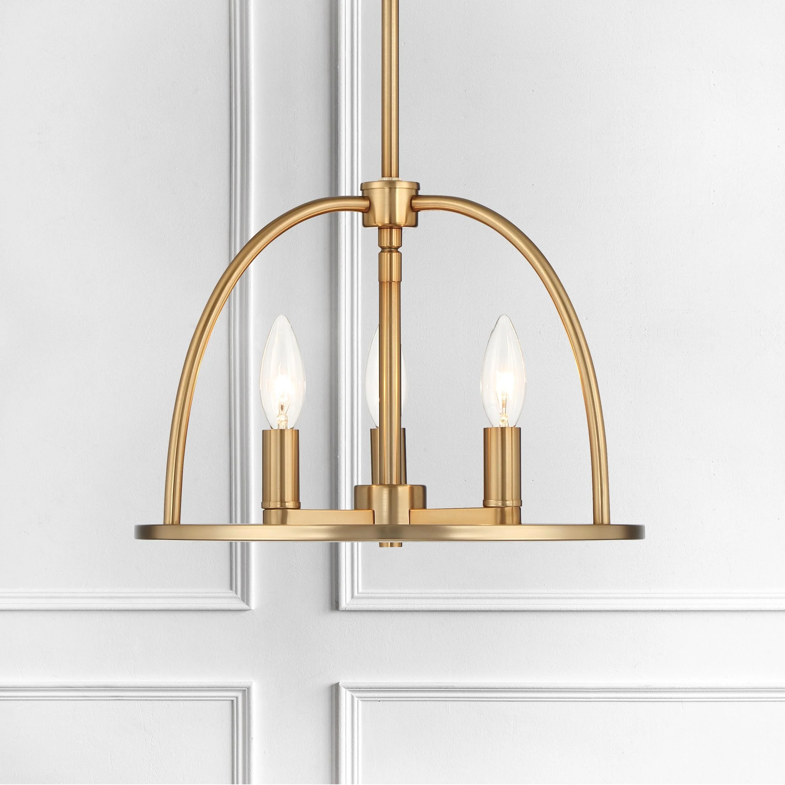 Crystorama Abbott 13.75'' Vibrant Gold Chandelier - Image 3