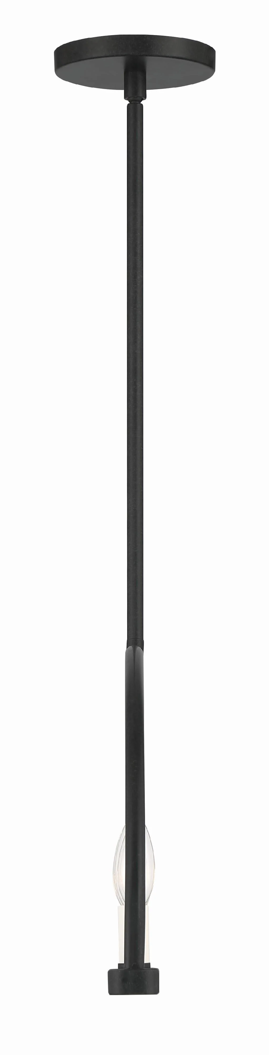Crystorama Abbott 42'' Black Linear Chandelier - Image 4