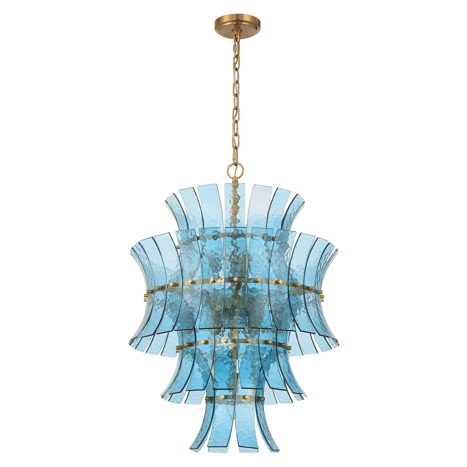Crystorama Abigail 22.25'' Aged Brass Chandelier - Image 2