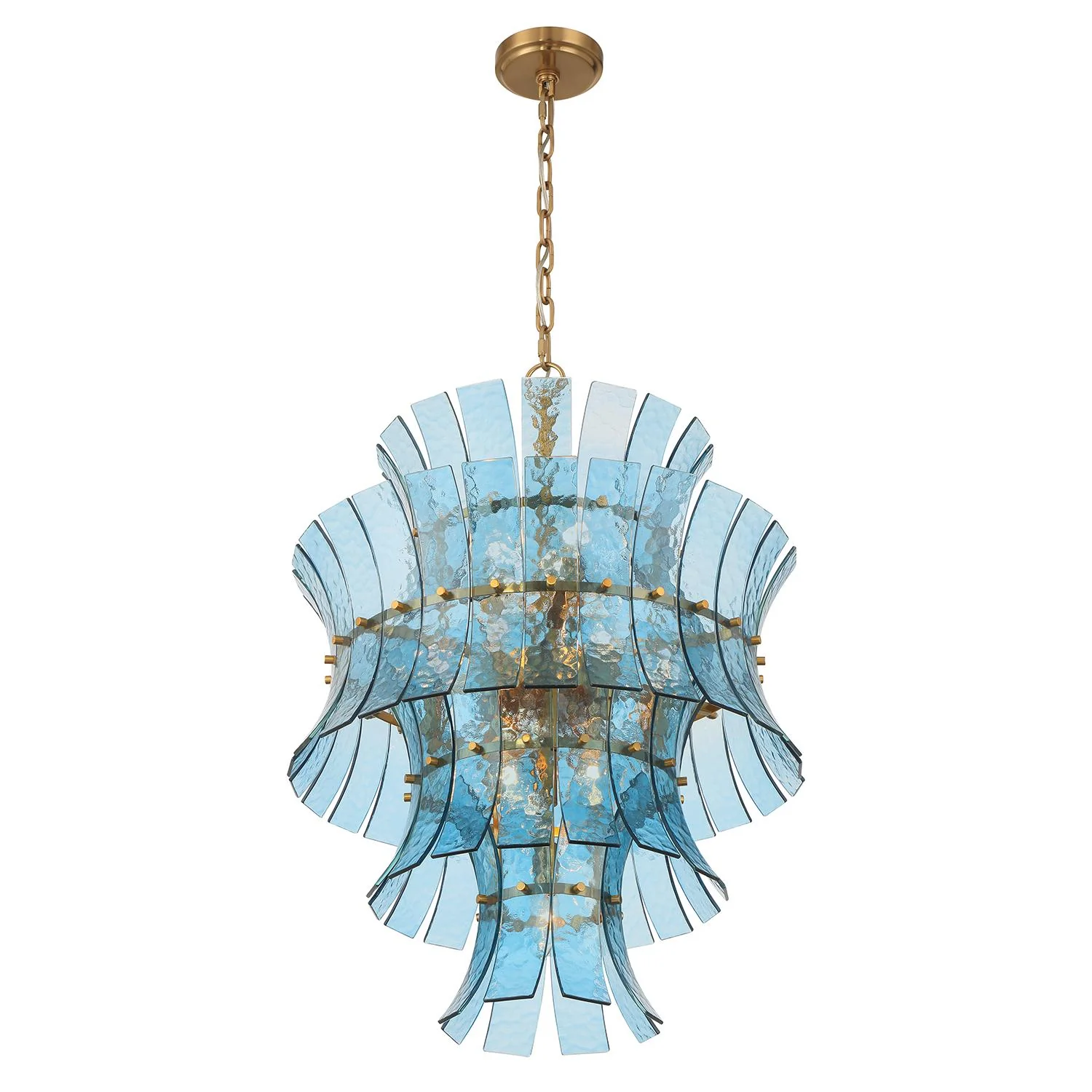 Crystorama Abigail 22.25'' Aged Brass Chandelier - Image 6
