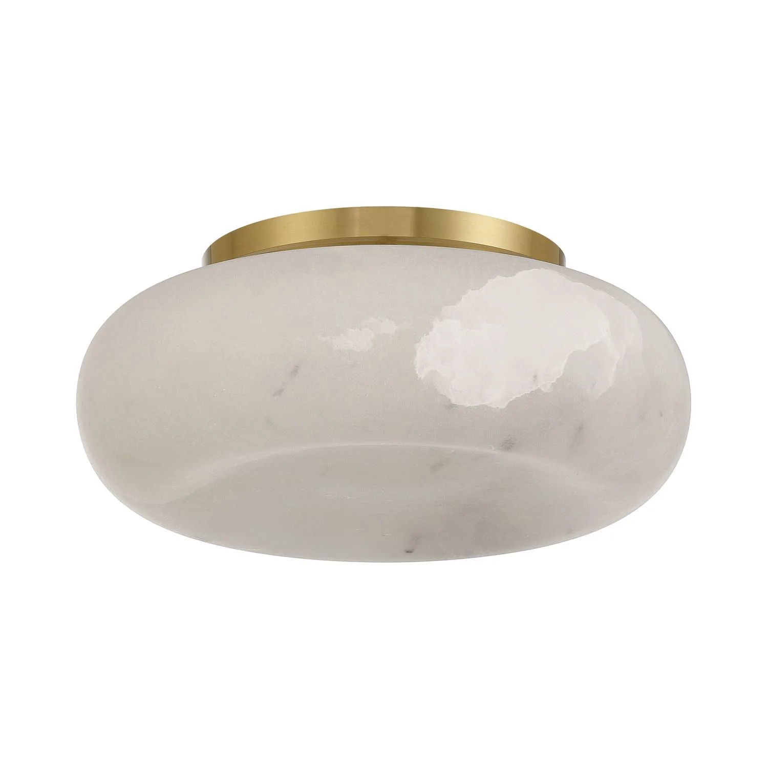 Crystorama Acme 11.75'' Integrated Led Aged Brass Flush Mount - Image 2