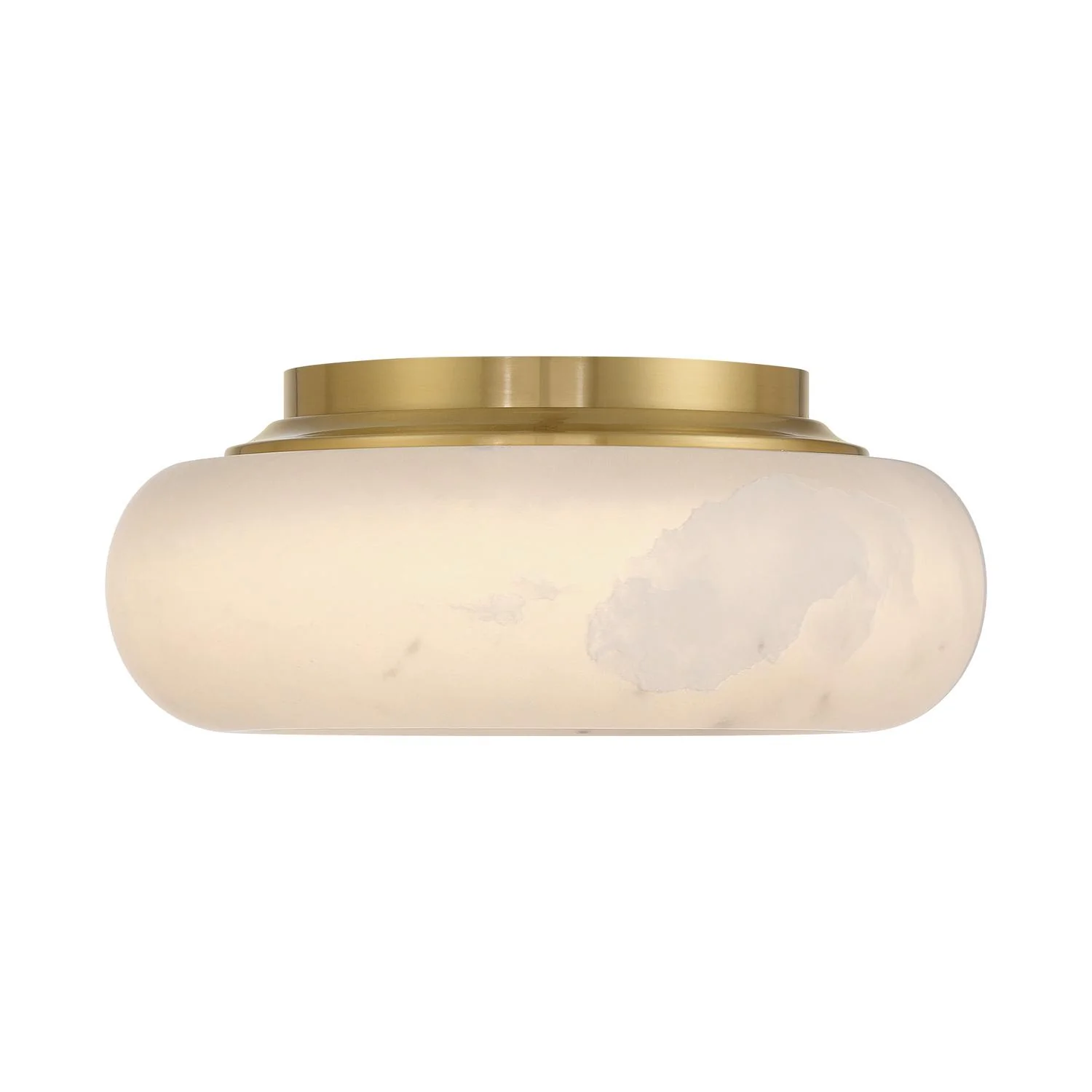 Crystorama Acme 11.75'' Integrated Led Aged Brass Flush Mount - Image 5